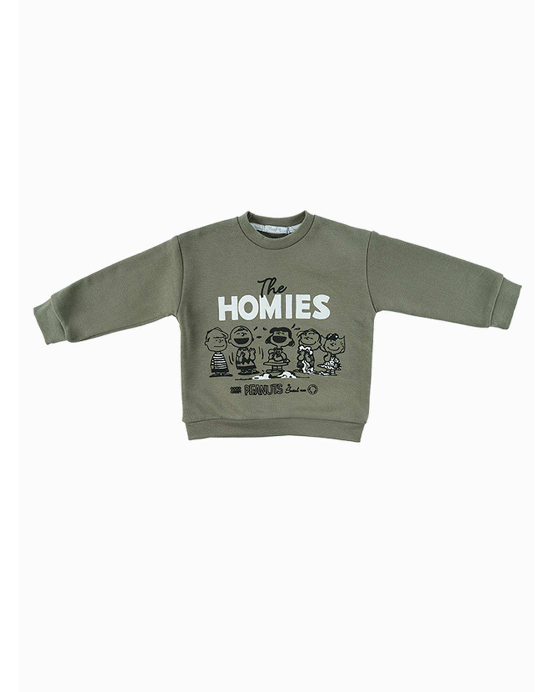 ست بلوز و شلوار پسرانه سبز فیورلا Fiorella مدل هومیز کد 35551