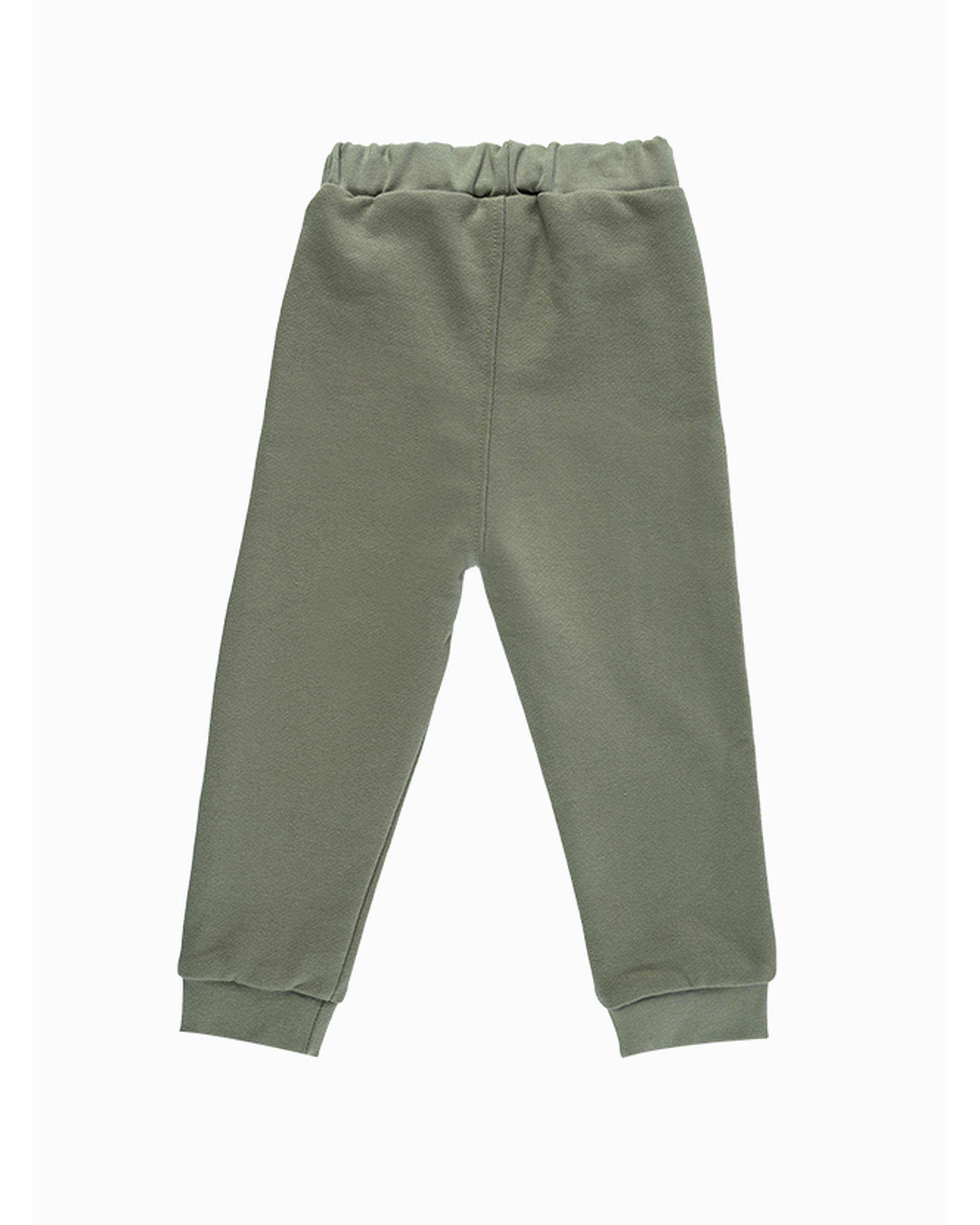 ست بلوز و شلوار پسرانه سبز فیورلا Fiorella مدل هومیز کد 35551