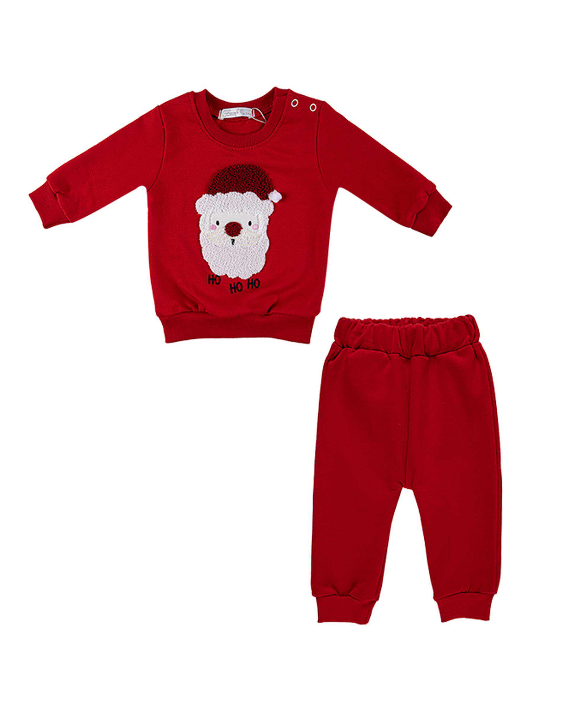 ست بلوز و شلوار پسرانه قرمز فیورلا Fiorella مدل سانتا 2 کد 35555