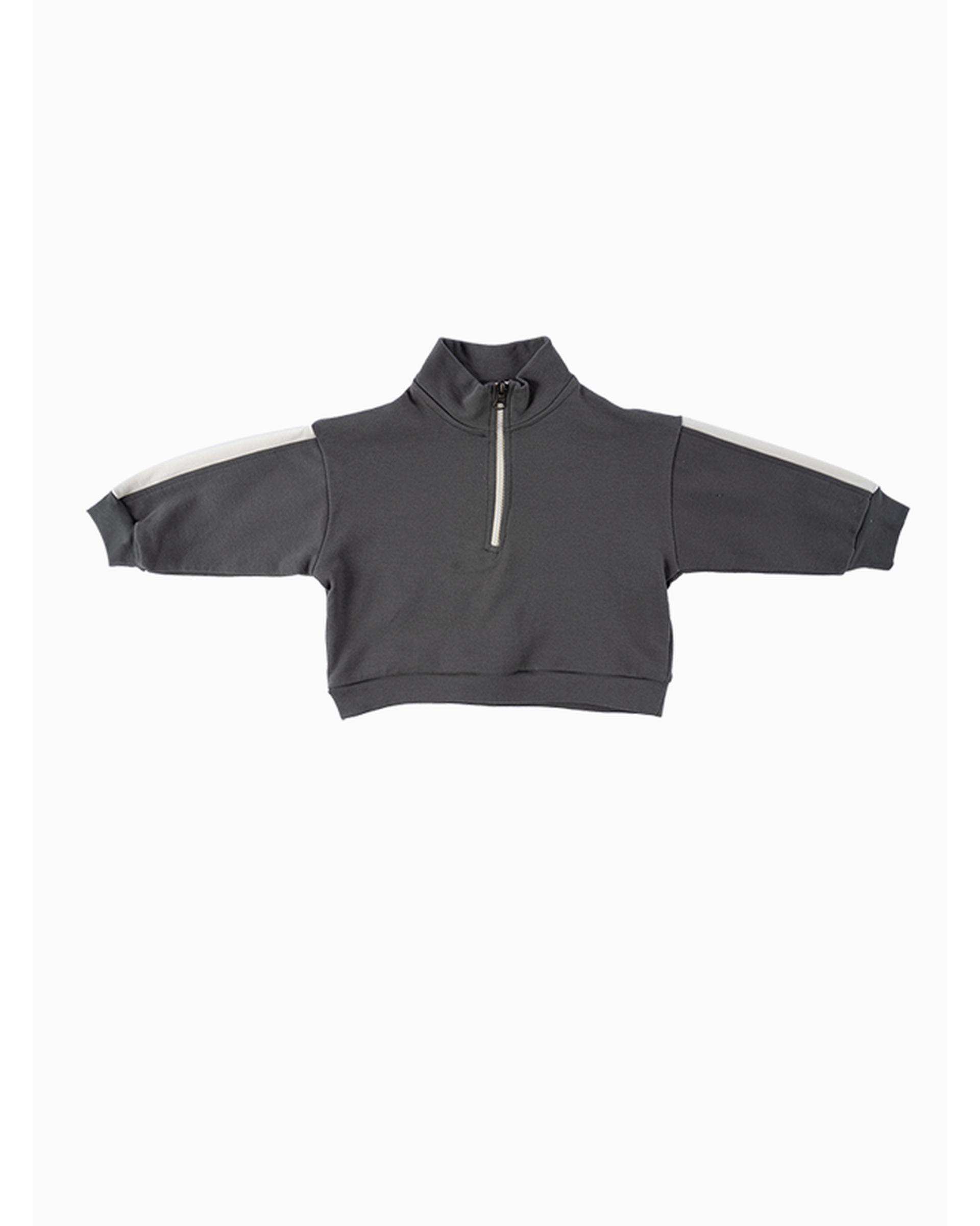 ست سویشرت و شلوار دخترانه خاکستری فیورلا Fiorella مدل ترنم کد 35562