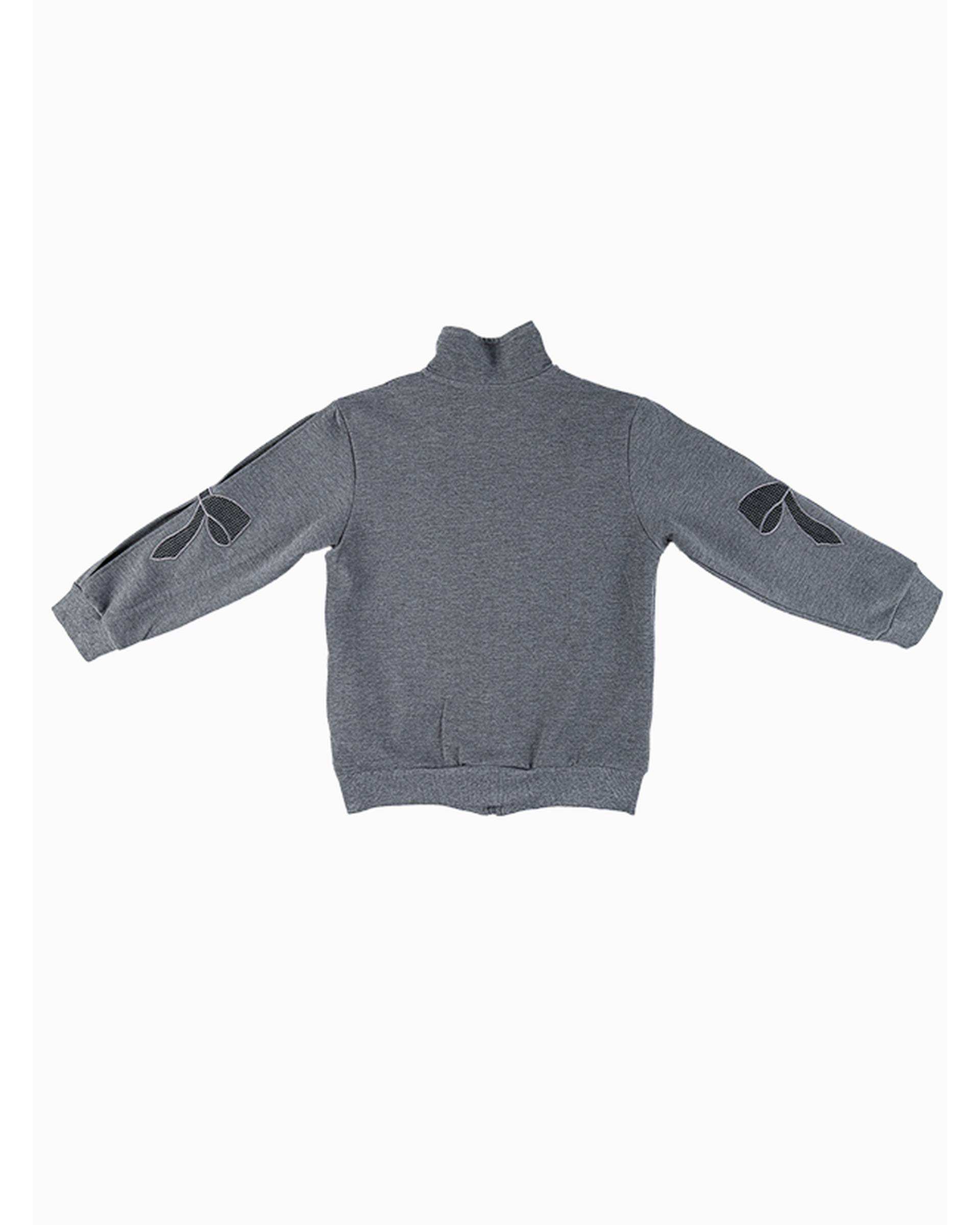 ست لباس دخترانه طوسی فیورلا Fiorella مدل دل آرام 2 کد 45501