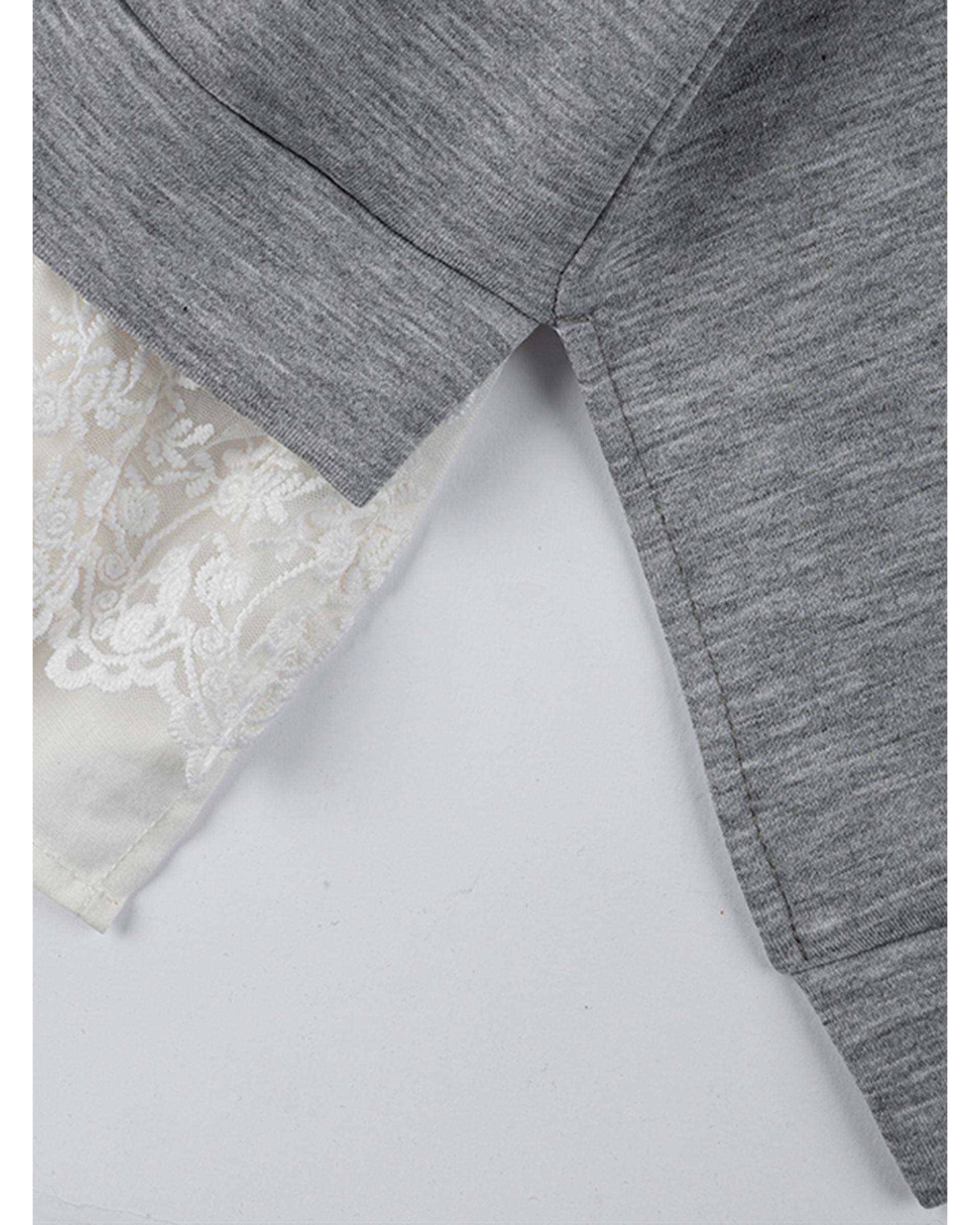 ست بلوز و شلوار دخترانه طوسی فیورلا Fiorella مدل پریسیما 2 کد 45502