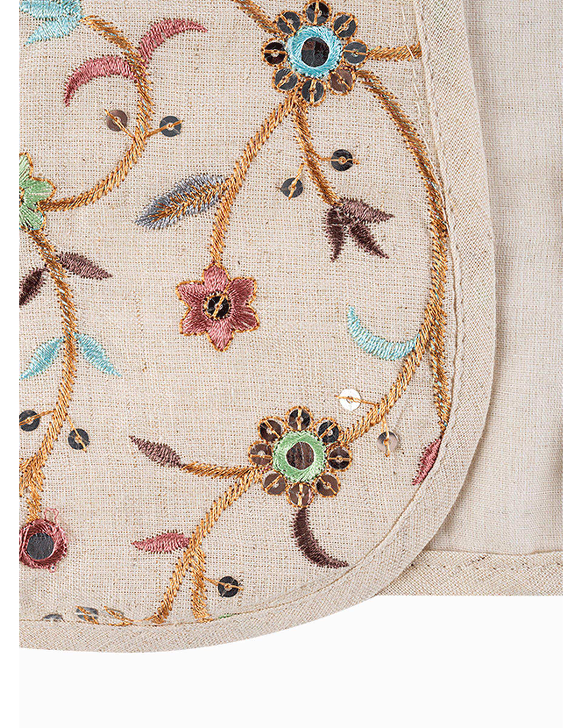 ست جلیقه و پیراهن دخترانه فیورلا Fiorella مدل یاس سلطان 3 کد 45504