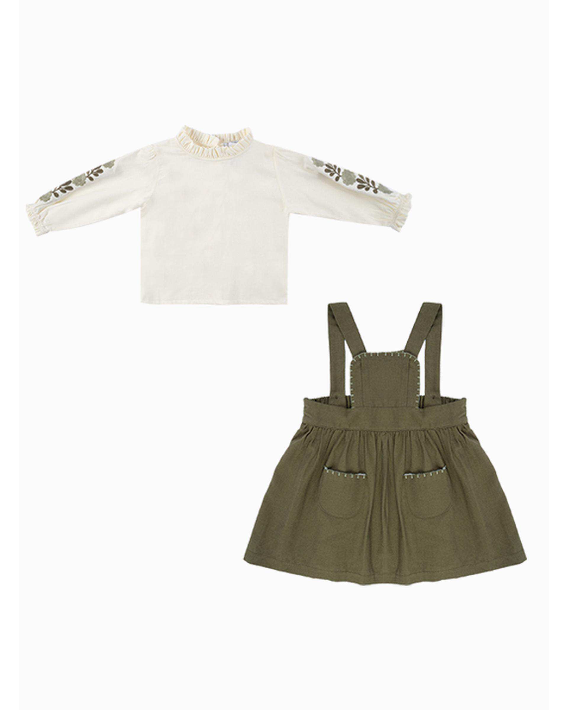 ست بلوز و پیراهن دخترانه فیورلا Fiorella مدل دلپسند 2 کد 45505