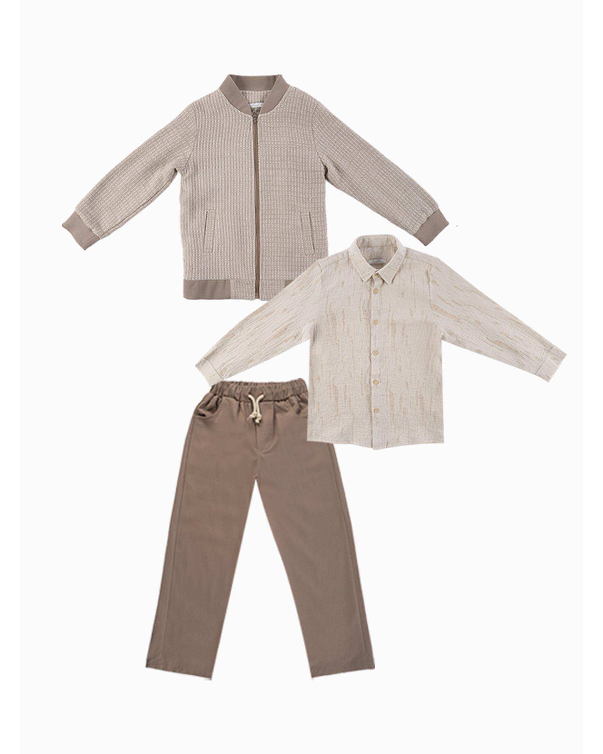 ست سه تکه لباس پسرانه فیورلا Fiorella مدل یاشار 3 کد 45531