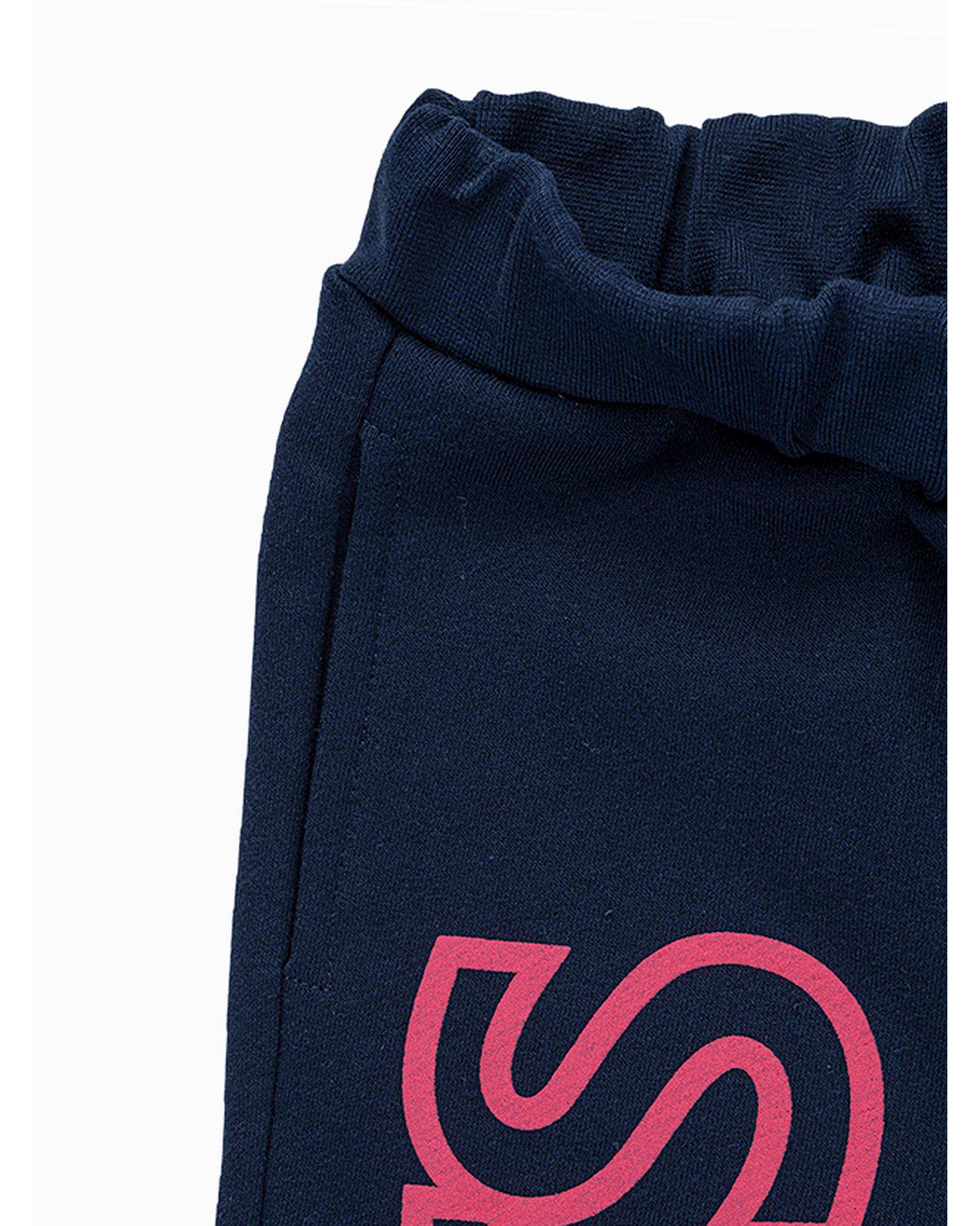 ست بلوز و شلوار پسرانه سرمه ای فیورلا Fiorella مدل راگبی کد 45543