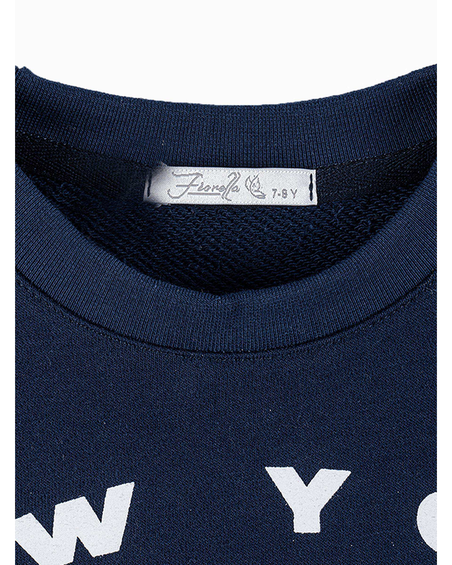 ست بلوز و شلوار پسرانه سرمه ای فیورلا Fiorella مدل راگبی کد 45543