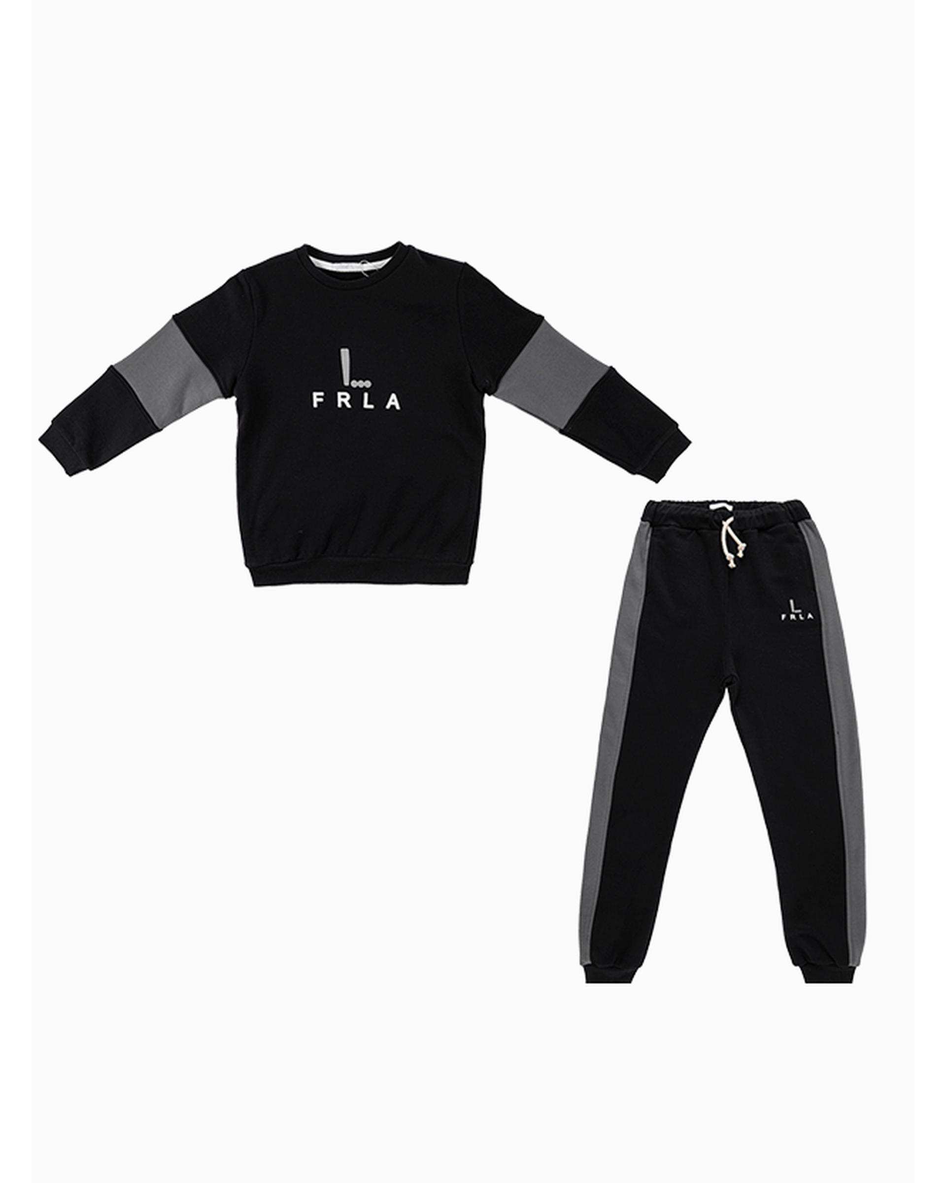 ست بلوز و شلوار پسرانه مشکی فیورلا Fiorella مدل بردیا کد 45545