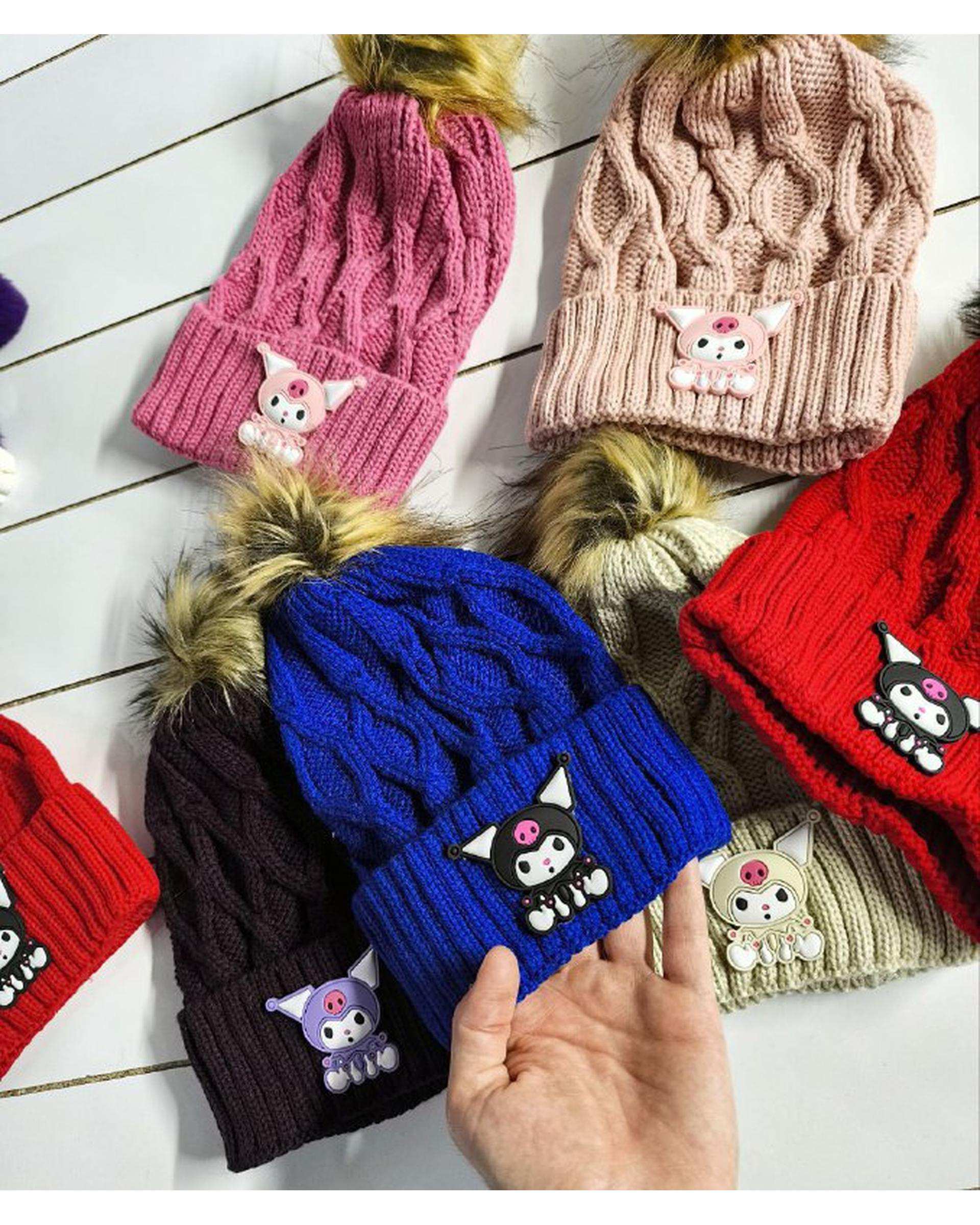 کلاه زمستانی بچگانه طرح کرومی