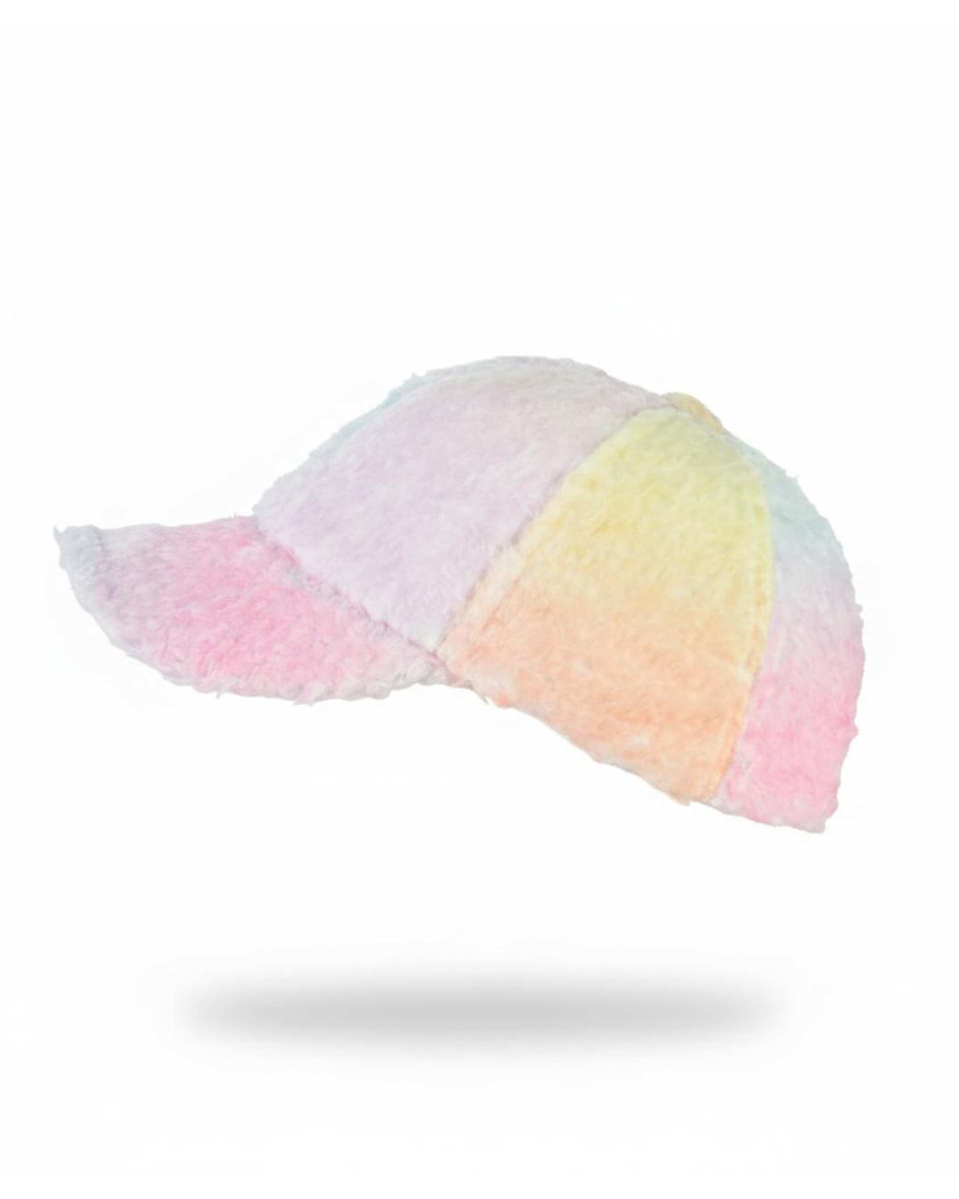 ست کلاه و گوشگیر زنانه مدل رنگین کمانی