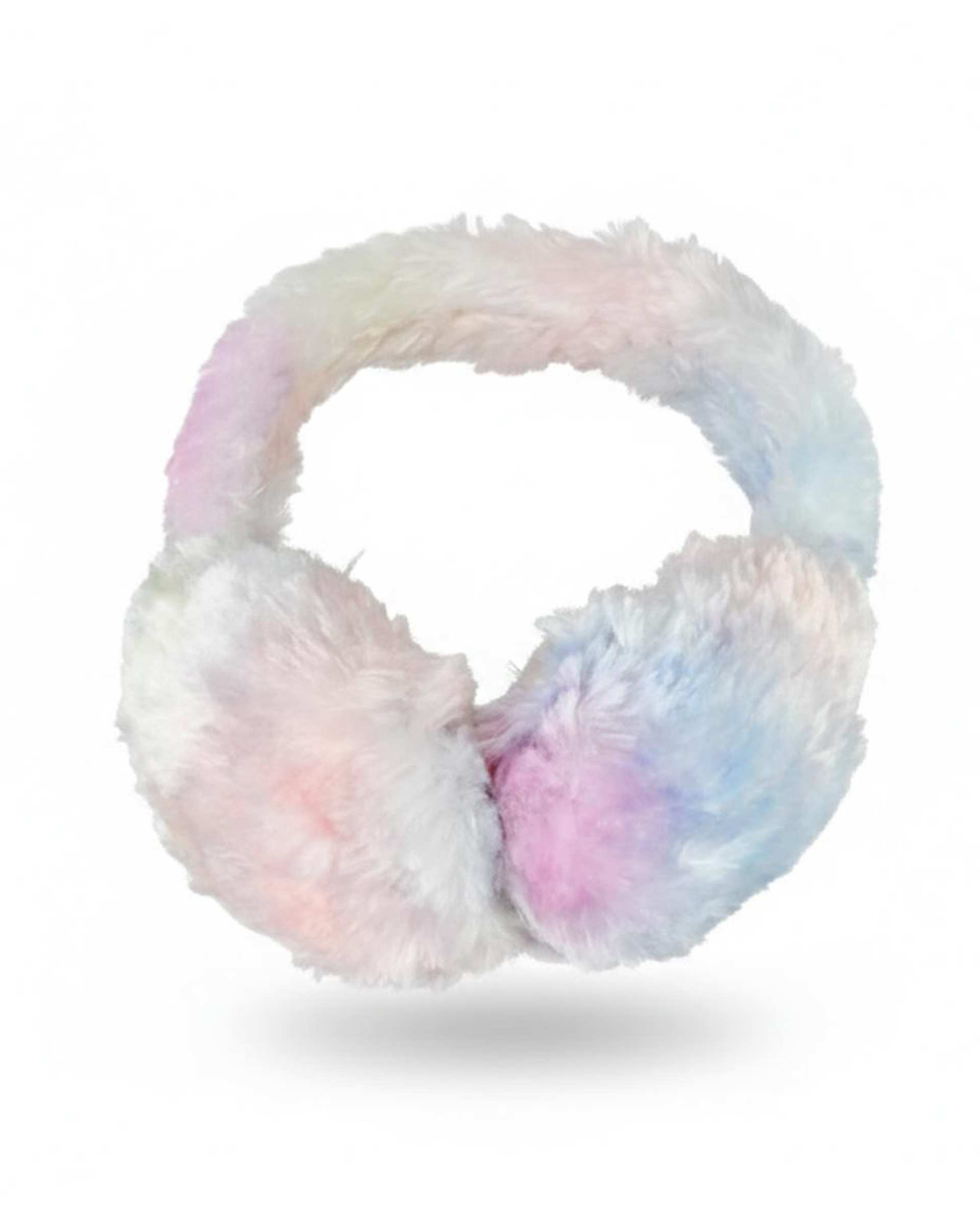 ست کلاه و گوشگیر زنانه مدل رنگین کمانی