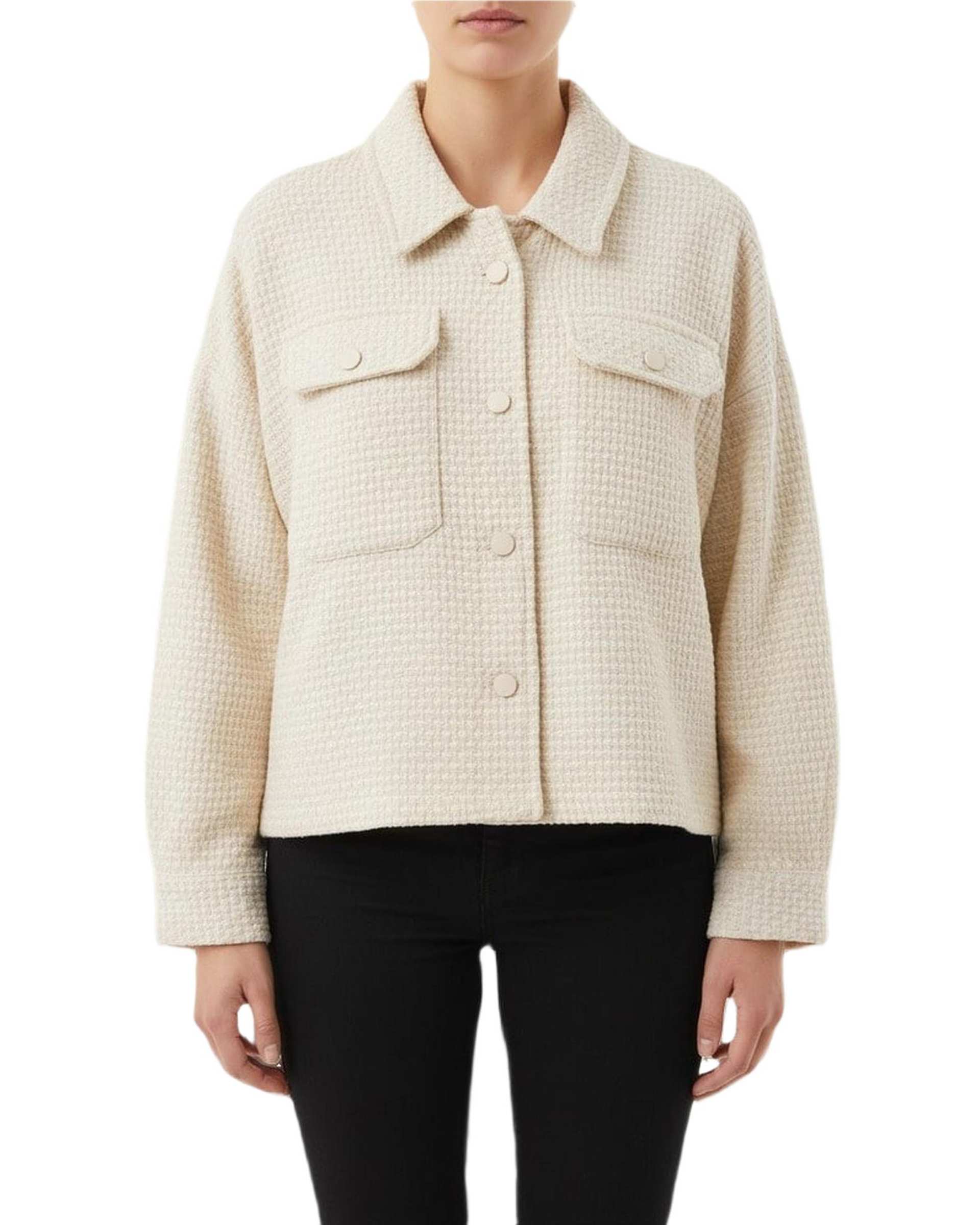 کت زنانه شنل کرم سرژه Serge کد 212297