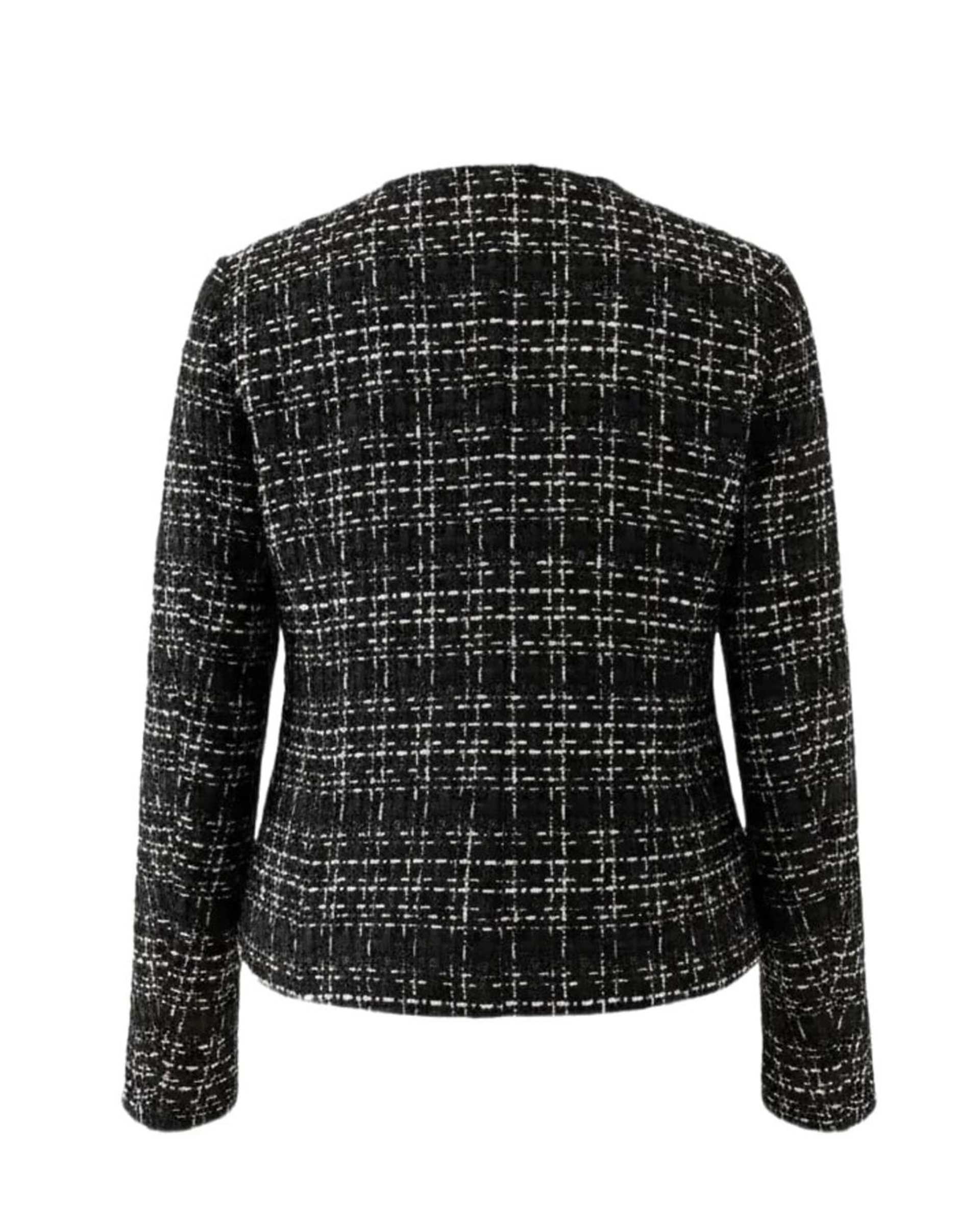 کت زنانه شنل لمه دار مشکی سرژه Serge کد 212301