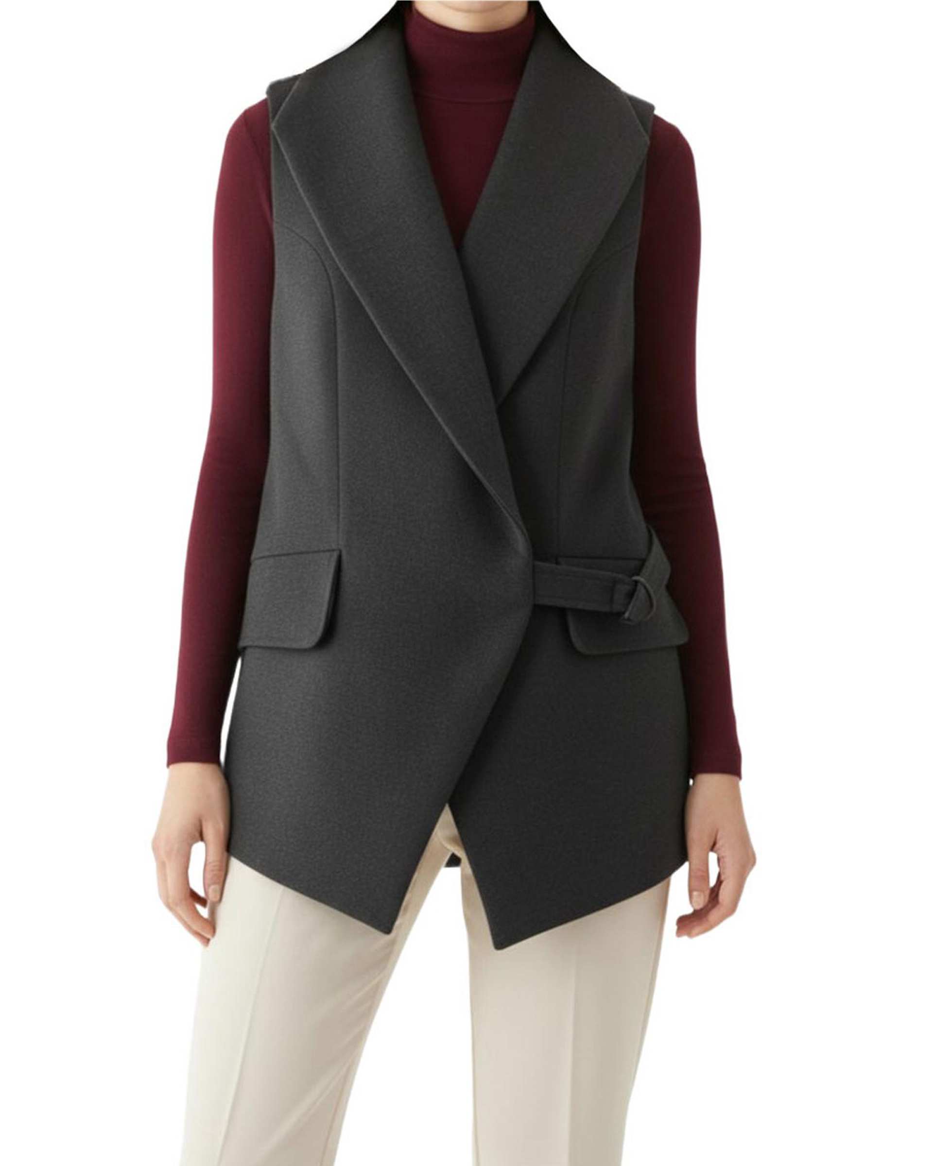 جلیقه زنانه مشکی سرژه Serge کد 234126