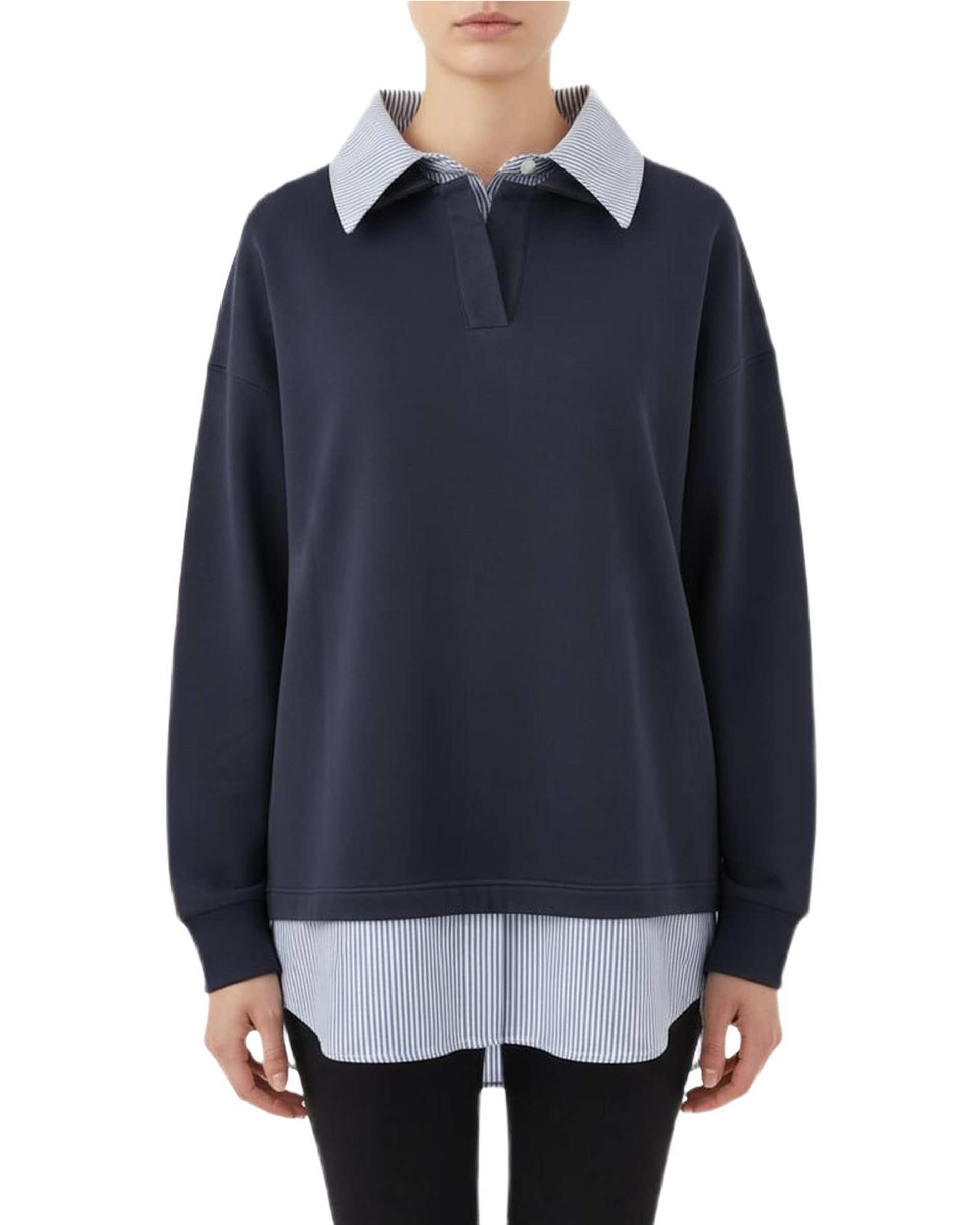 بلوز زنانه دورس سرمه ای سرژه Serge کد 243115