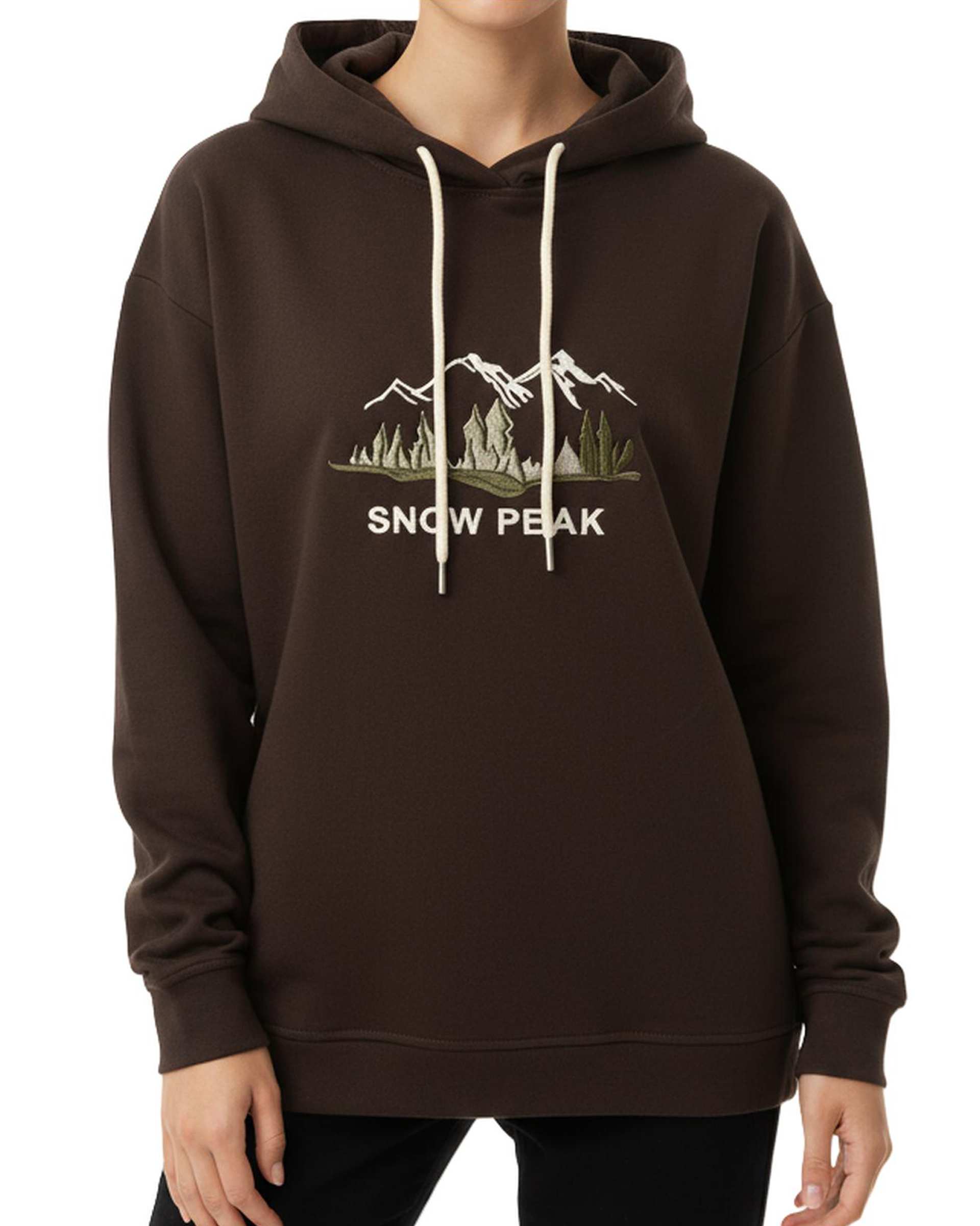 هودی زنانه کلاه دار شکلاتی سرژه Serge کد 247102