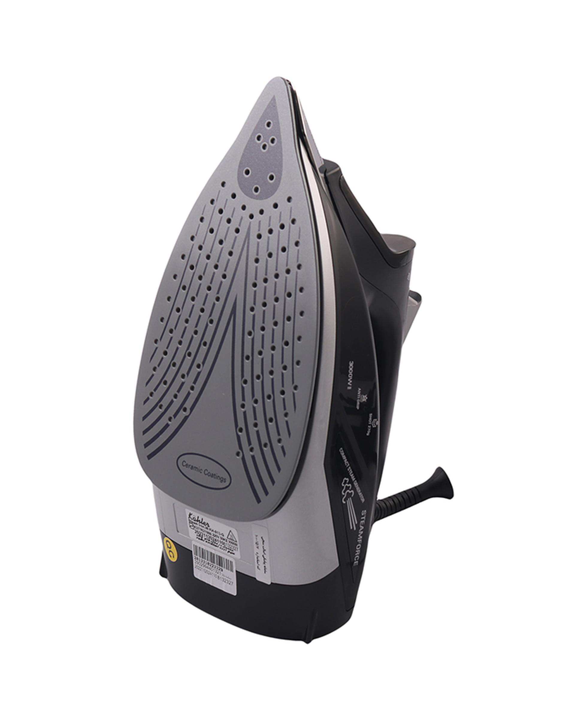 اتو بخار دستی نقره ای مشکی کاخلر kahler مدل KH-813-G