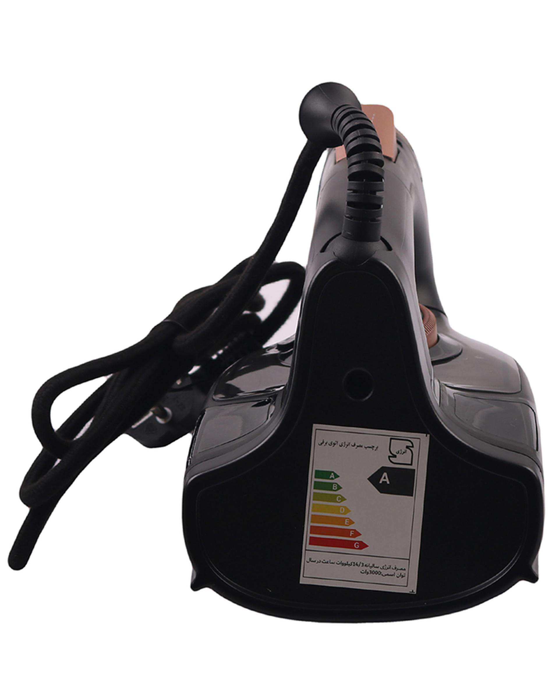 اتو بخار دستی مشکی رز گلد کاخلر kahler مدل KH-814-B