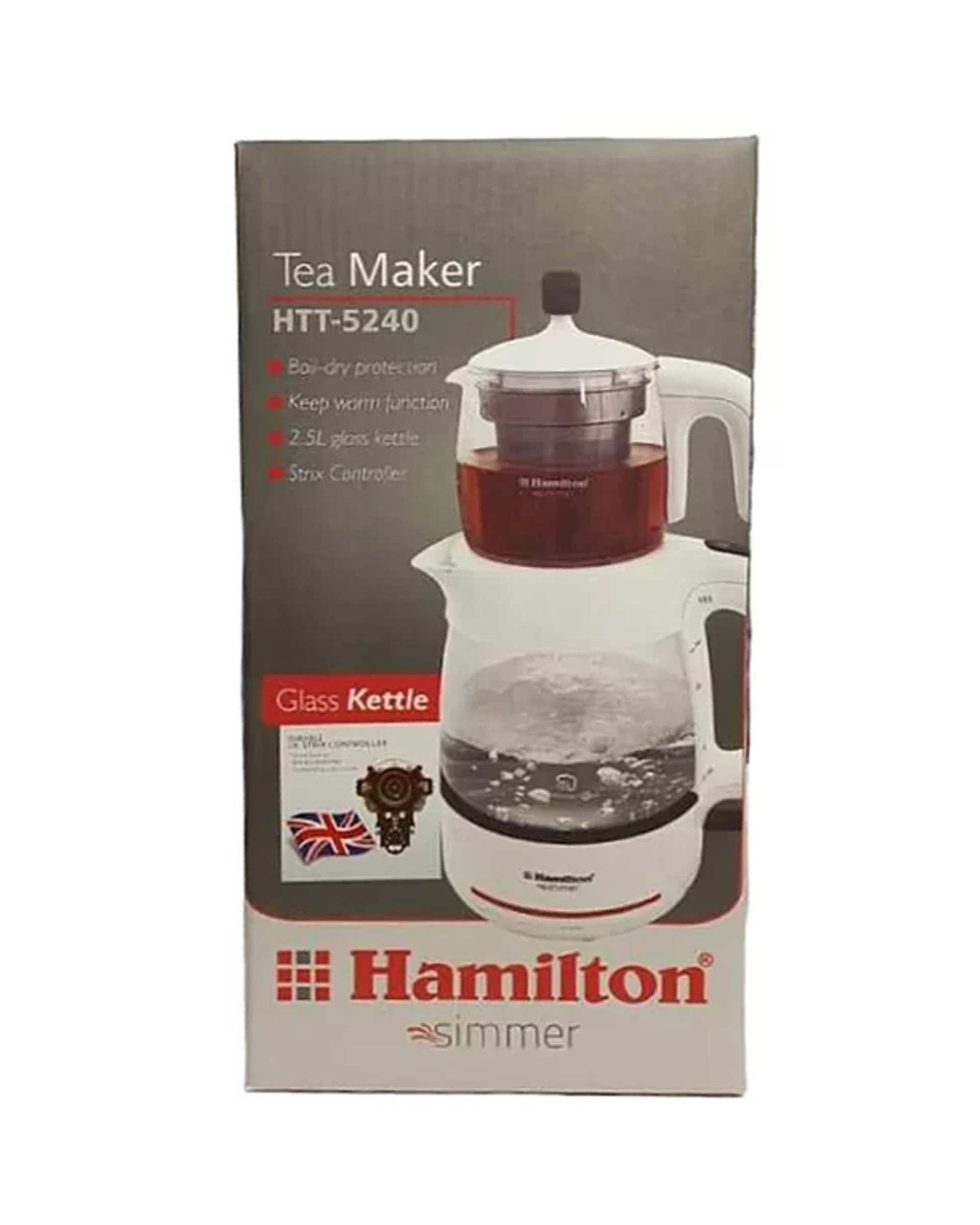 چای ساز مشکی همیلتون hamilton مدل HTT-5240-B