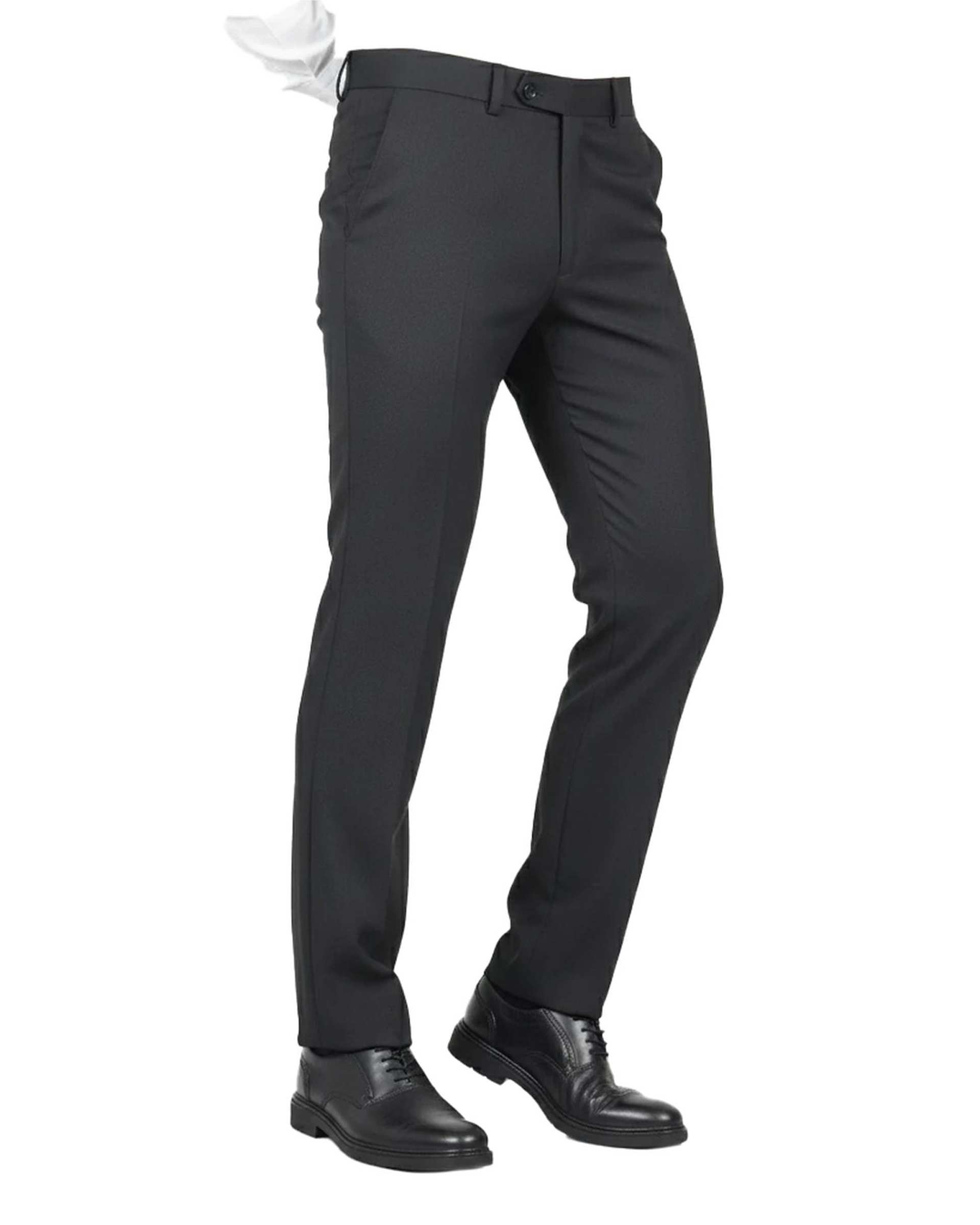 شلوار پارچه ای مردانه مشکی یوسف Yoosef کد 202049