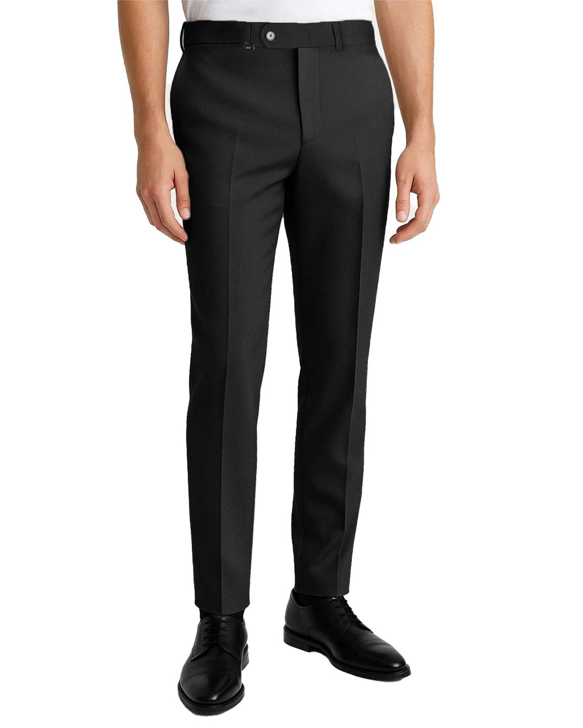 شلوار پارچه ای مردانه مشکی یوسف Yoosef کد 202040