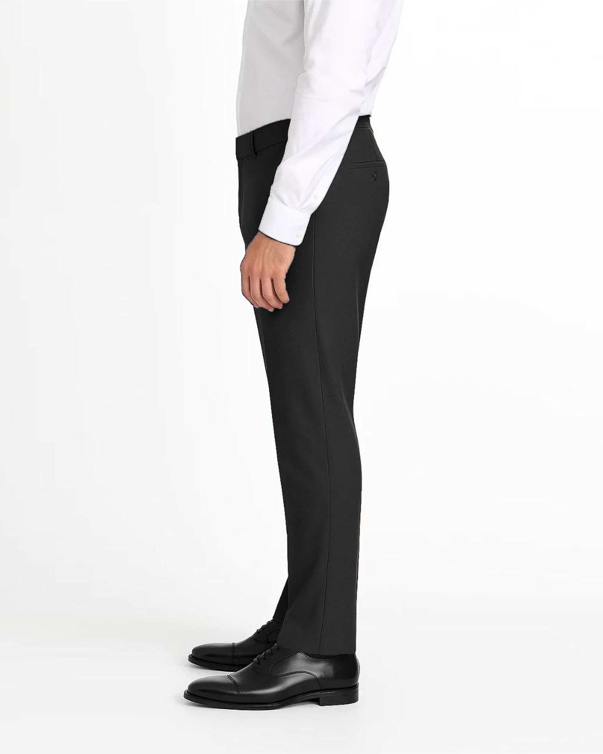 شلوار پارچه ای مردانه مشکی یوسف Yoosef کد 202040