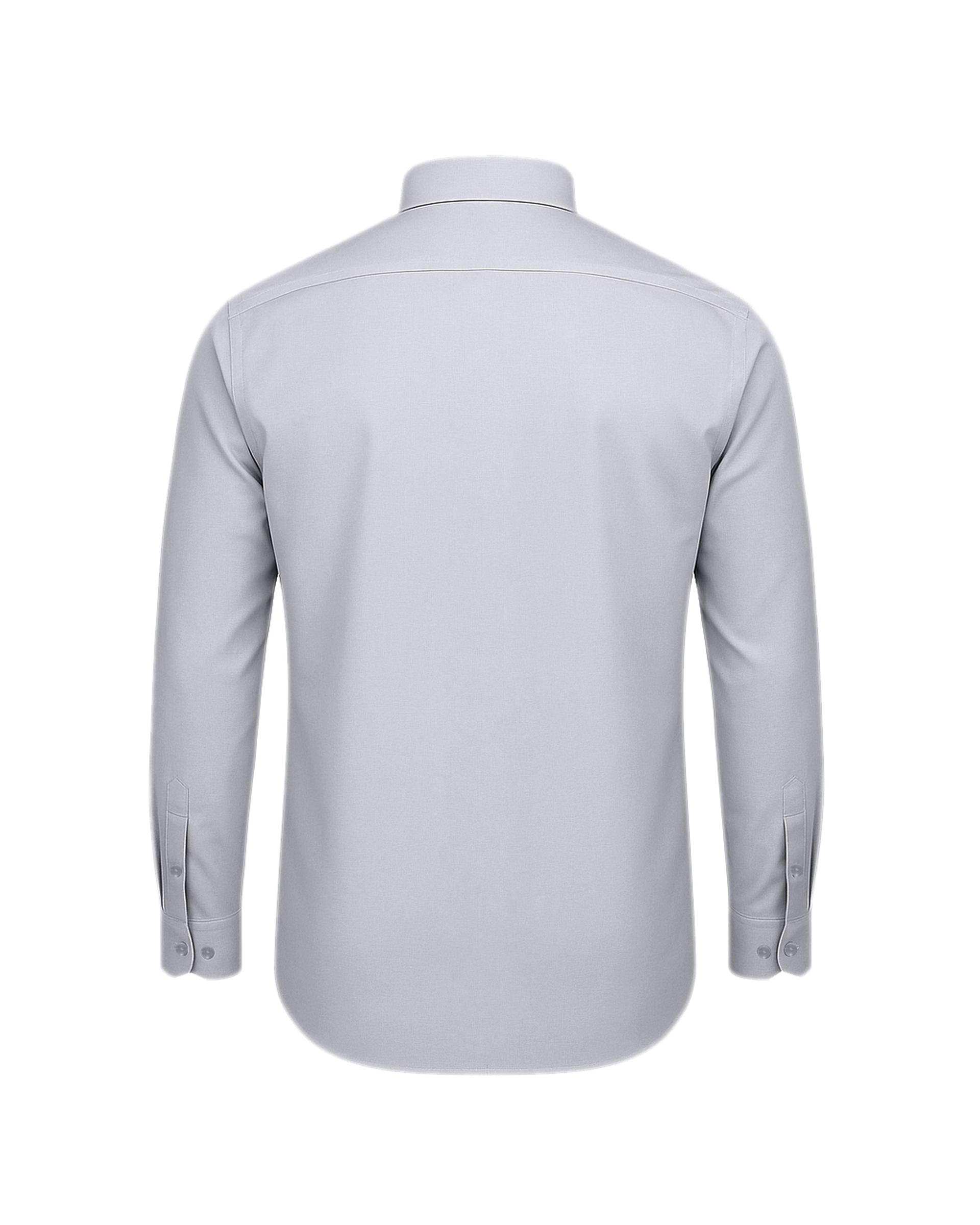 پیراهن مردانه مجلسی کلاسیک طوسی روشن یوسف Yoosef کد 303006