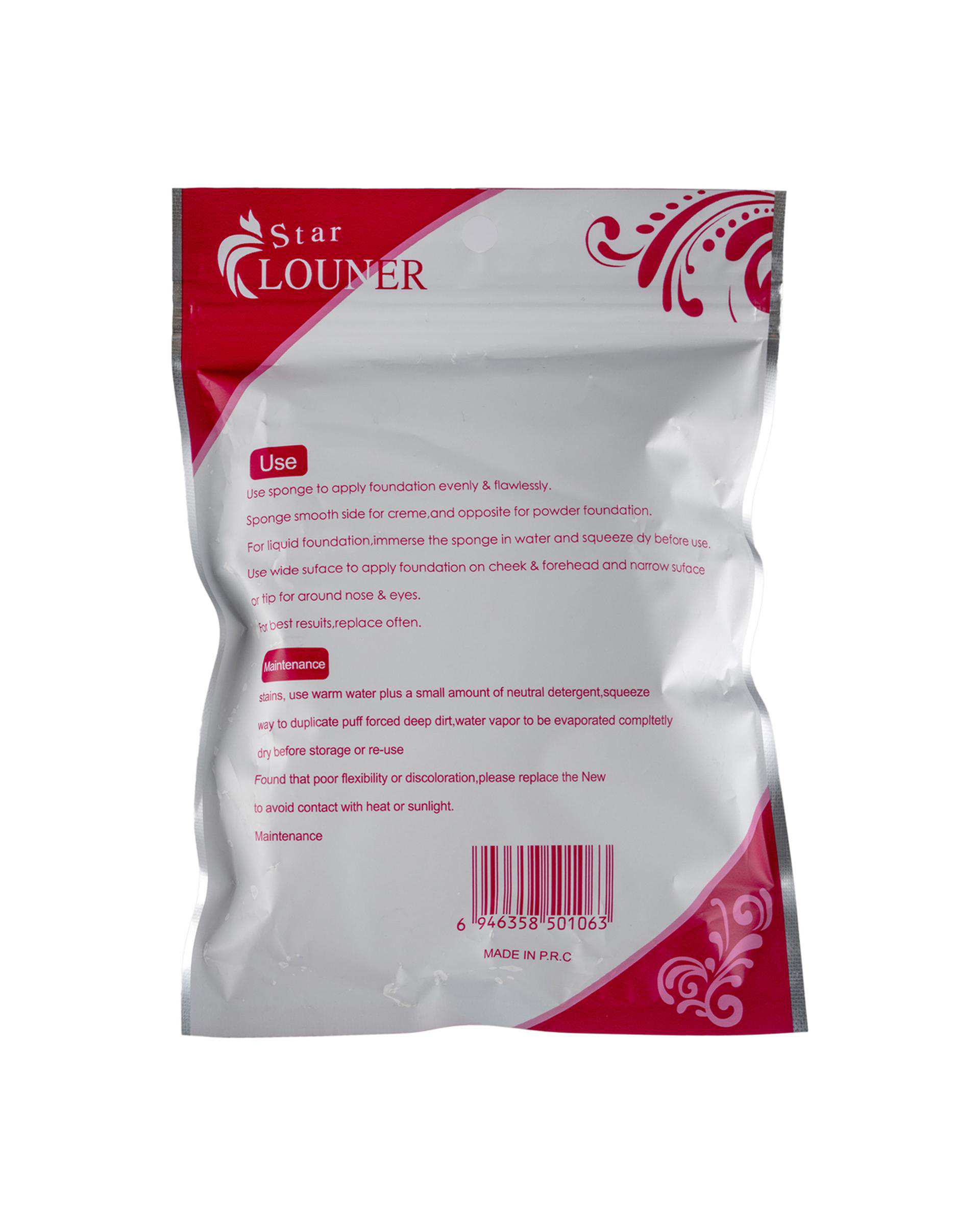 پد آرایشی استارلونر مدل ابر بسته 12 عددی