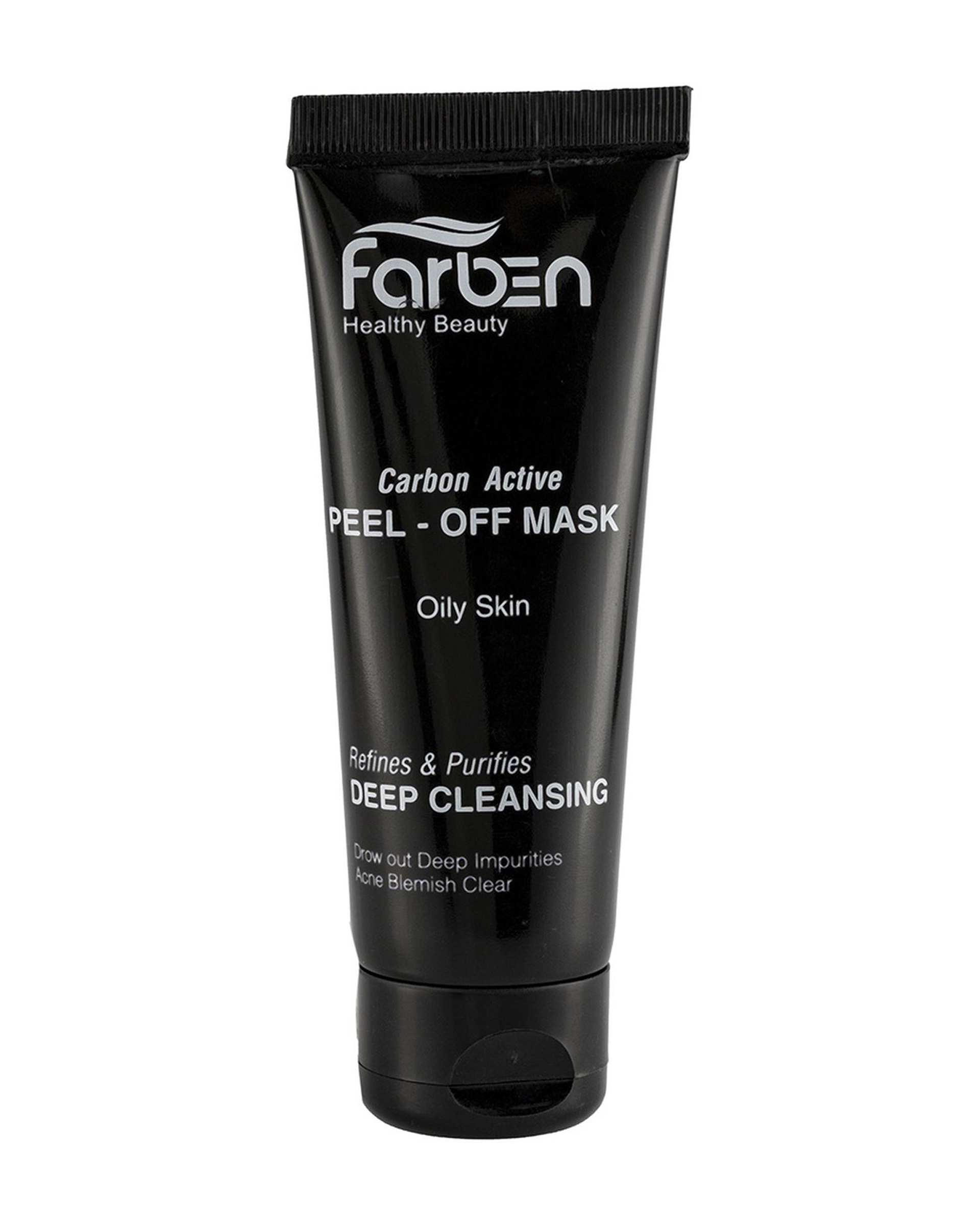 ماسک صورت فاربن Farben حاوی کربن فعال حجم 75ml