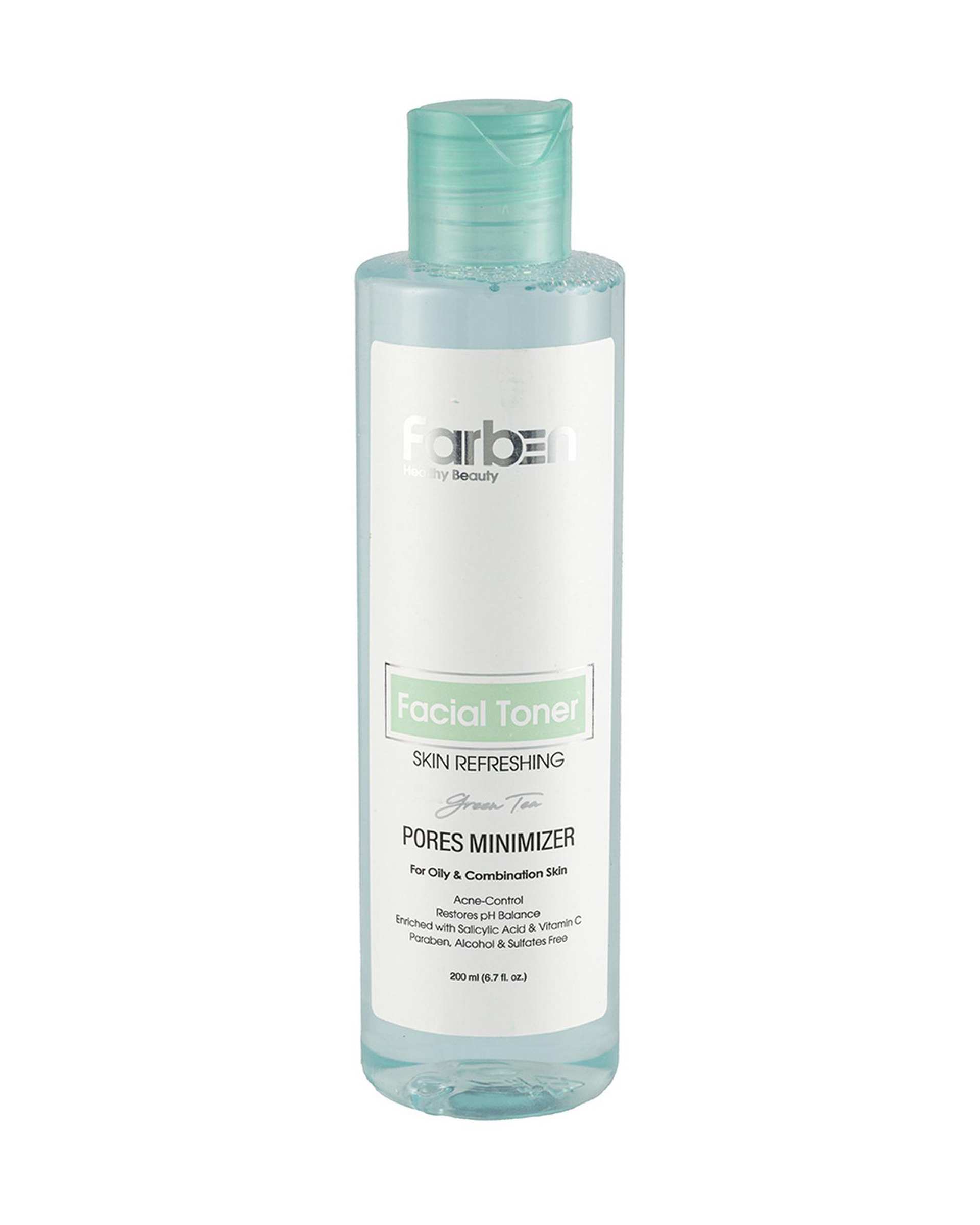 تونر صورت فاربن Farben حاوی عصاره چای سبز 200ml