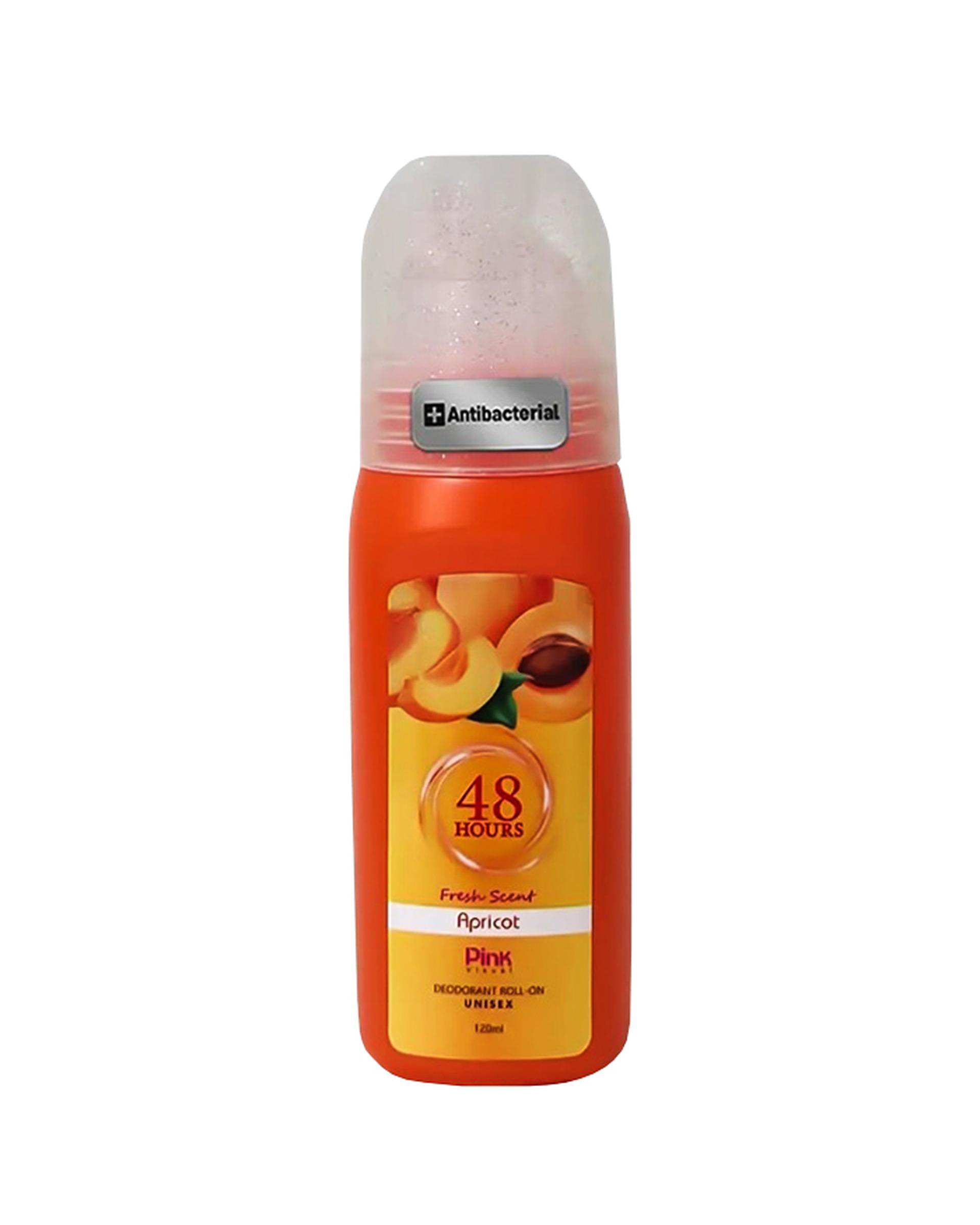 مام رول ضد تعریق پینک ویژوآل Pink Visual مدل Apricot حجم 120ml