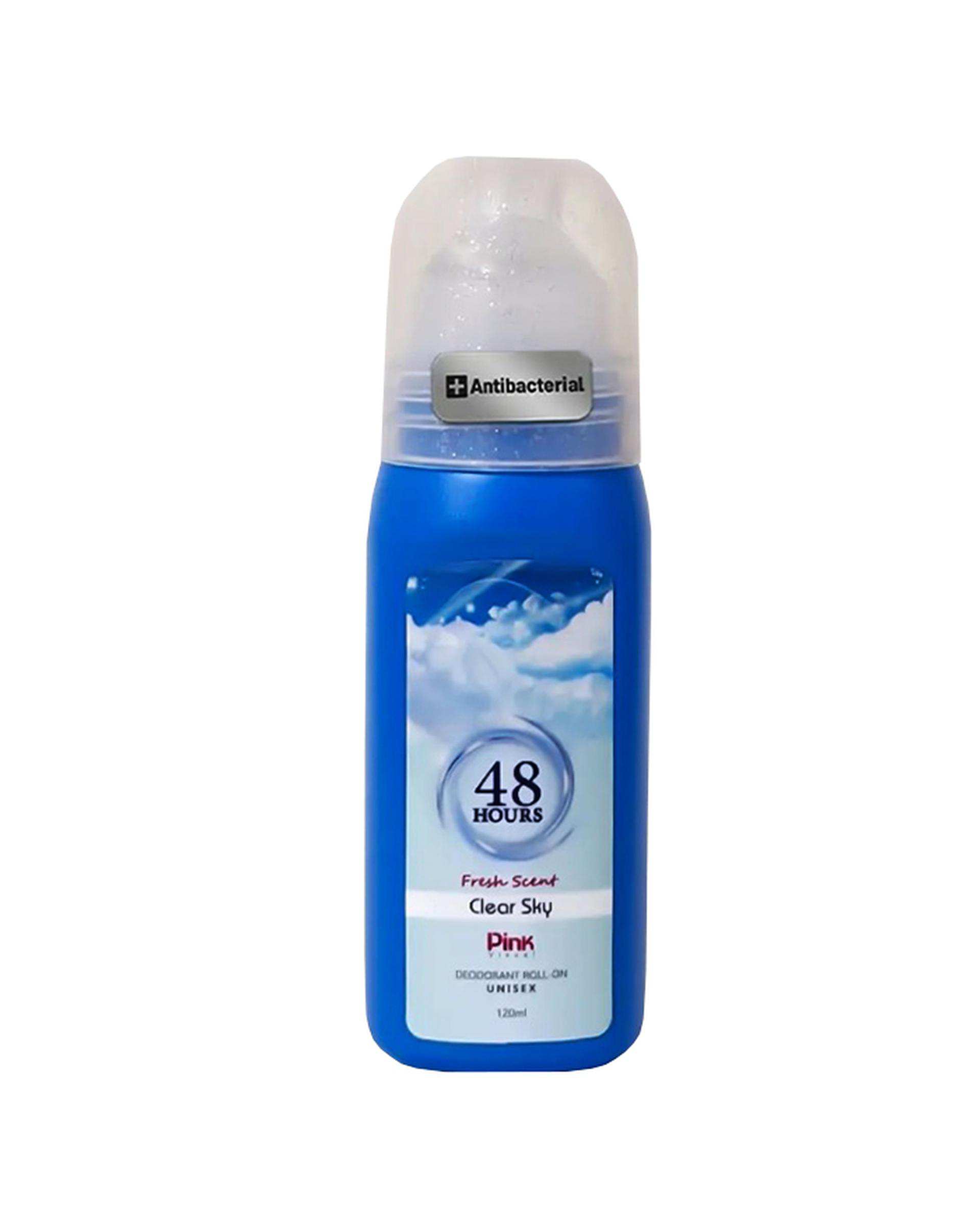 مام رول ضد تعریق پینک ویژوآل Pink Visual مدل Clear Sky حجم 120ml