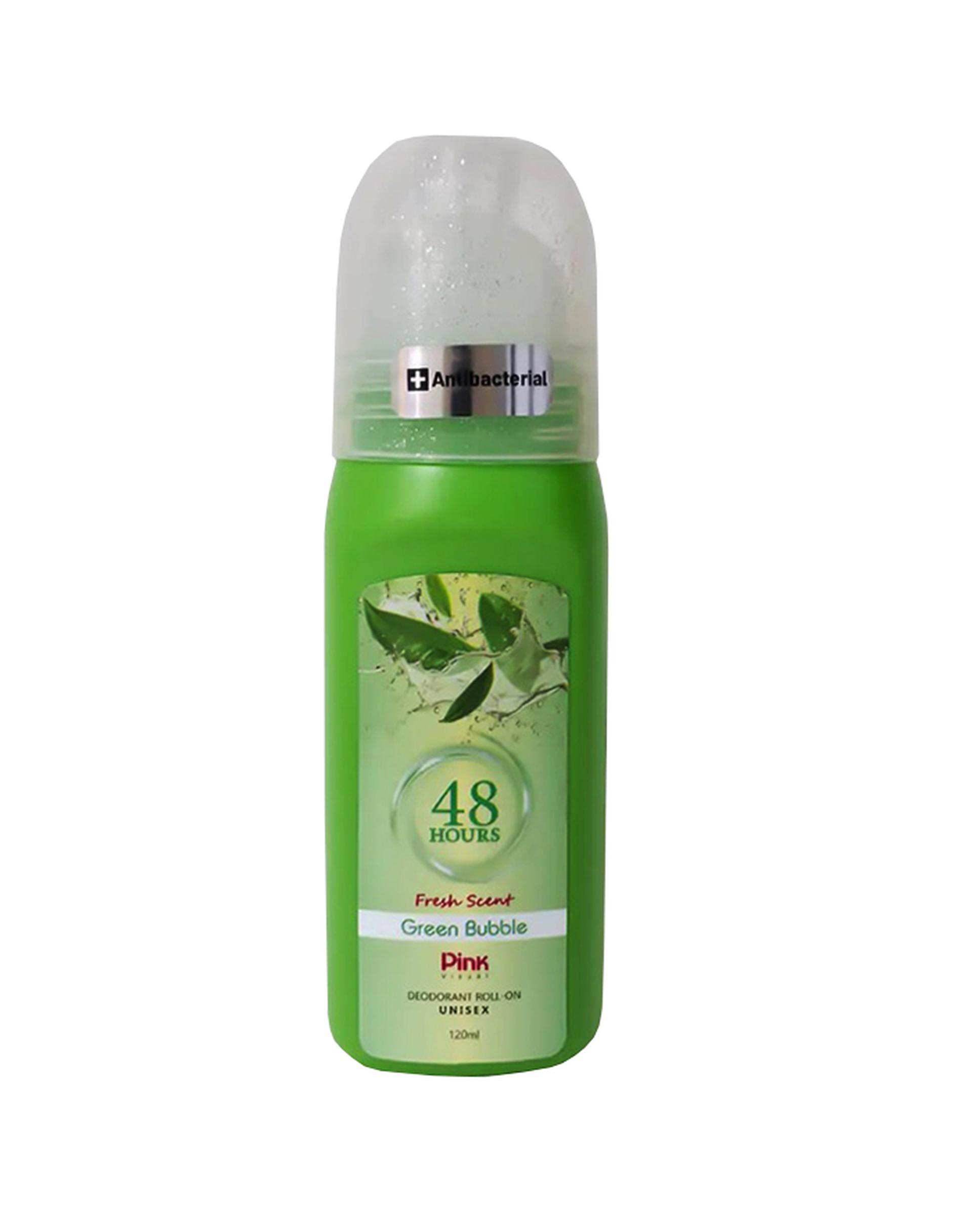 مام رول ضد تعریق پینک ویژوآل Pink Visual مدل Green Bubble حجم 120ml