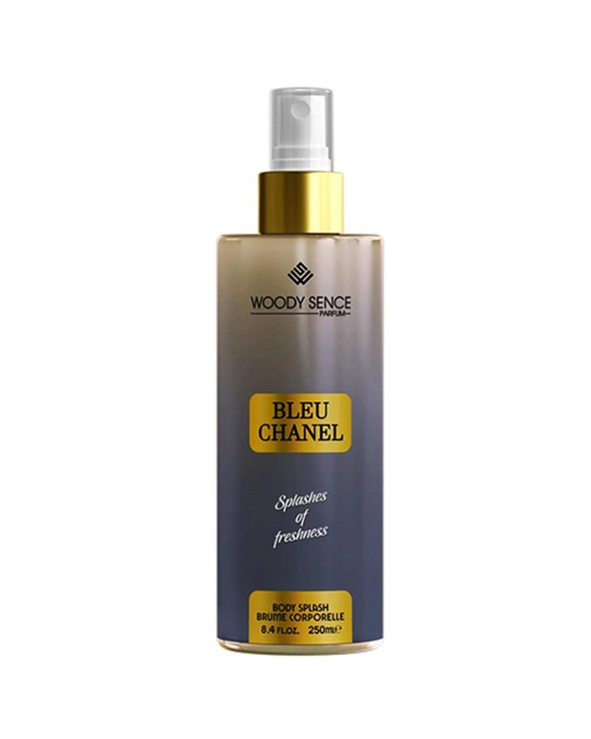 بادی اسپلش مردانه وودی سنس Woody Sence مدل بلو شنل Bleu De Chanel حجم 250ml