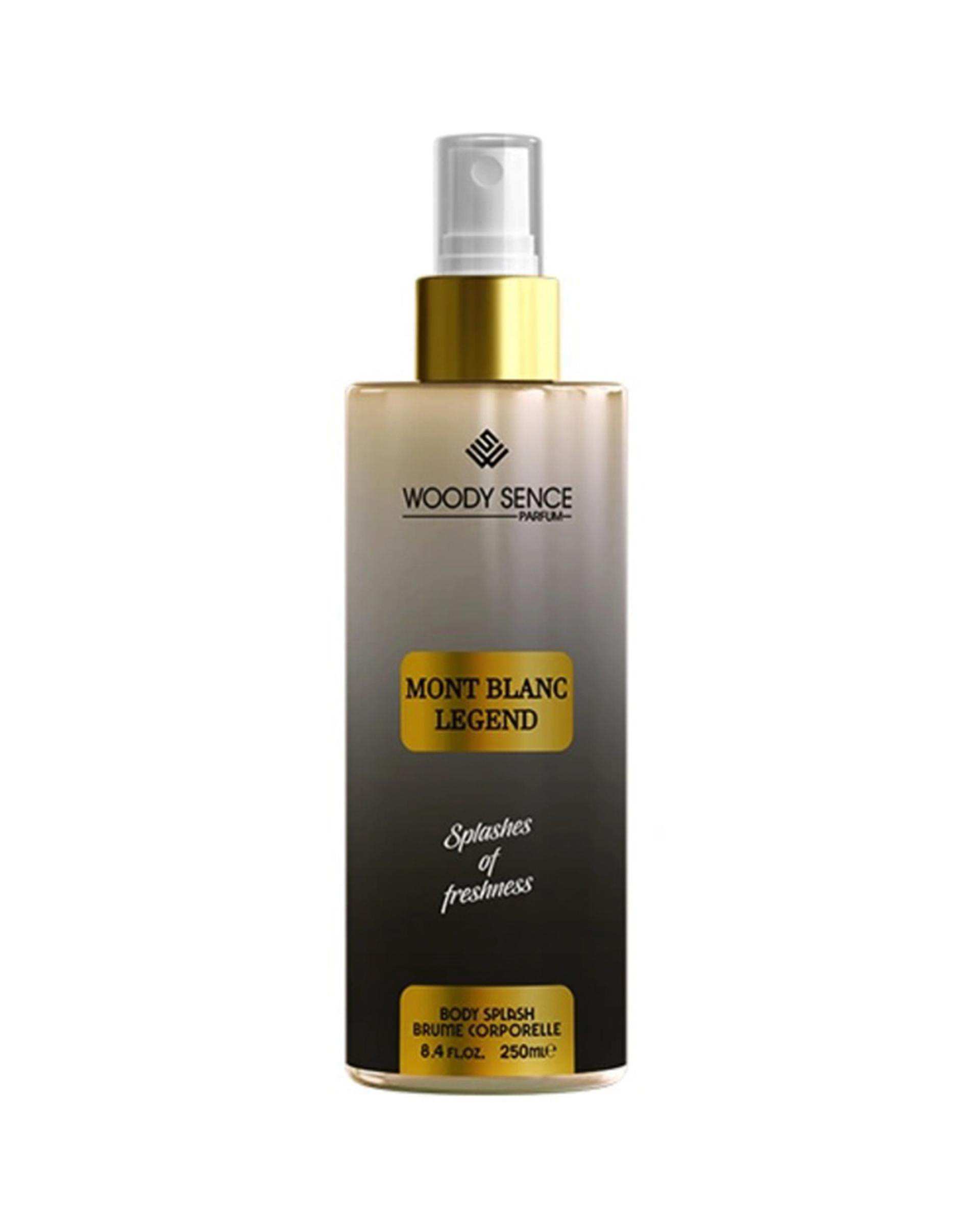 بادی اسپلش مردانه وودی سنس Woody Sence مدل مونت بلان لجند Mont Blanc Legend حجم 250ml