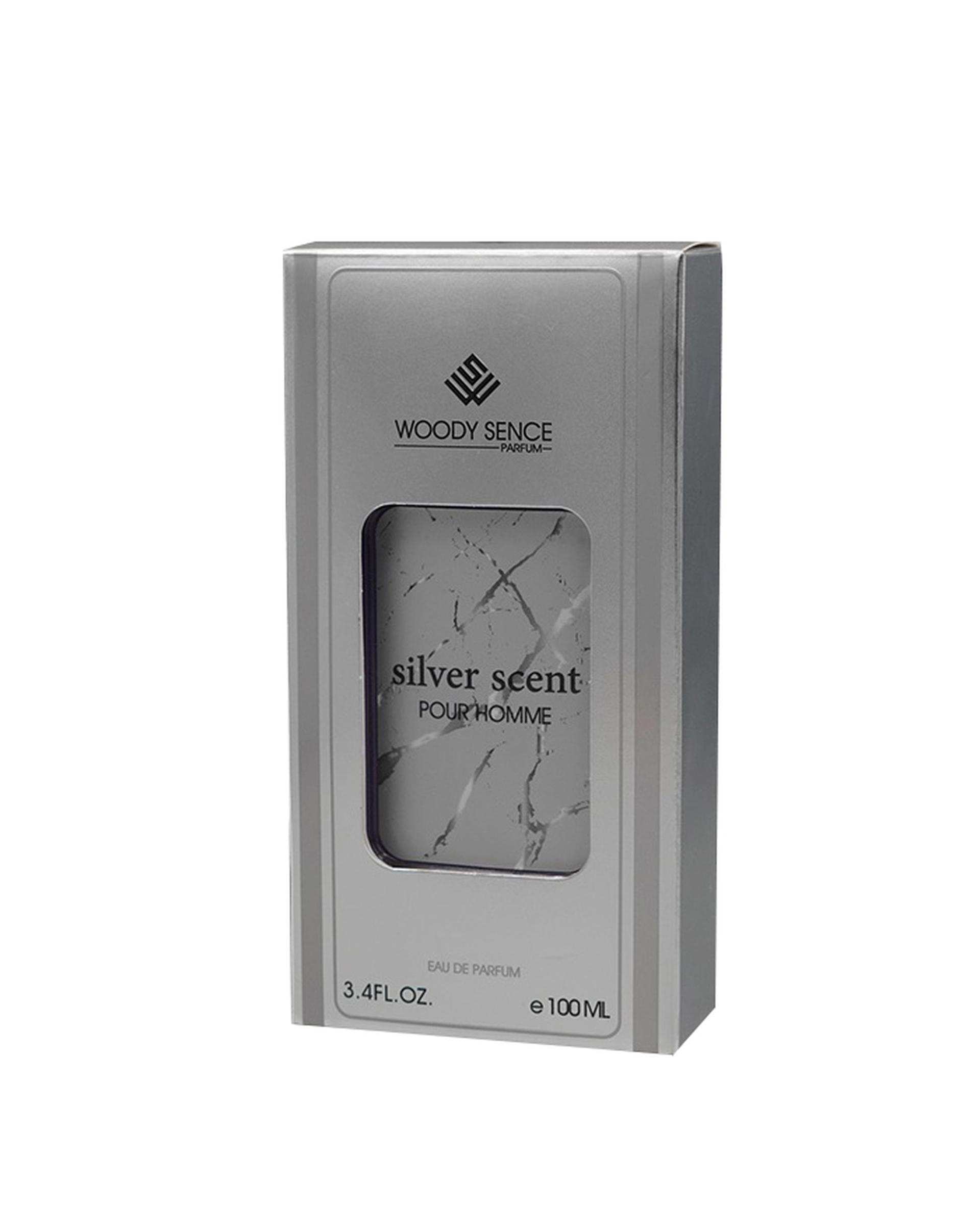 عطر مردانه وودی سنس Woody Sence مدل سیلور سنت Silver Scent حجم 100ml