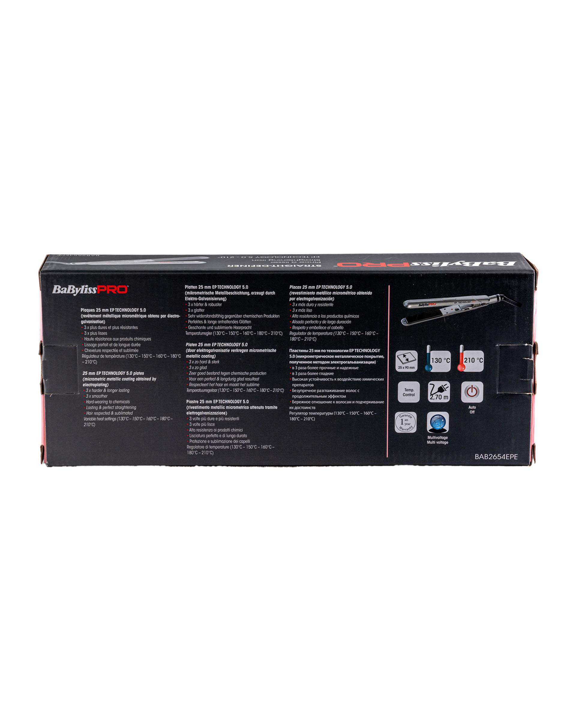 اتو مو ای پی تک 25 میلی متری بابلیس پرو BabylissPro مدل BAB2654EPE