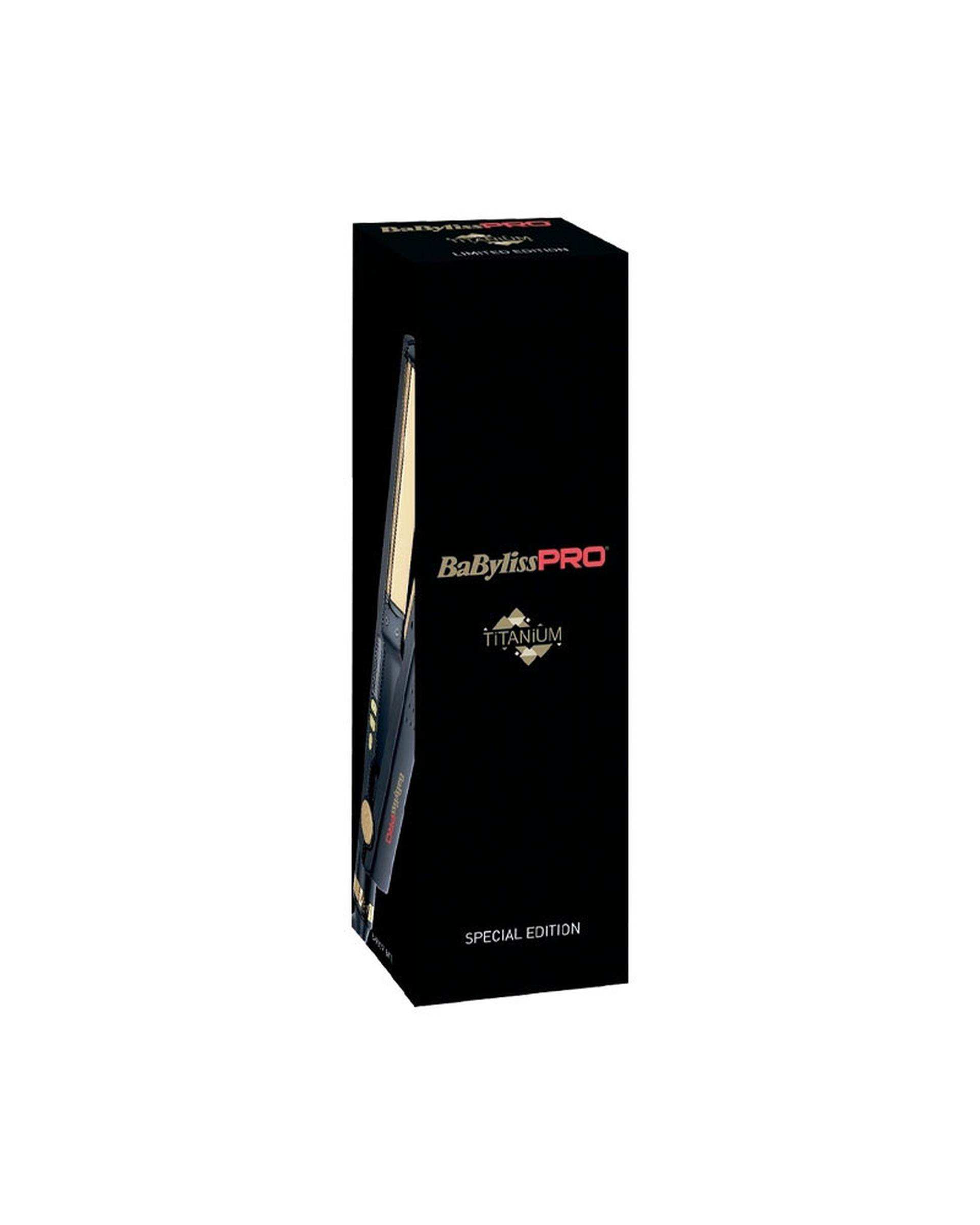 اتو مو تیتانیوم مشکی بابلیس پرو BabylissPro مدل BAB3091BKTE مناسب موهای خشک و مرطوب