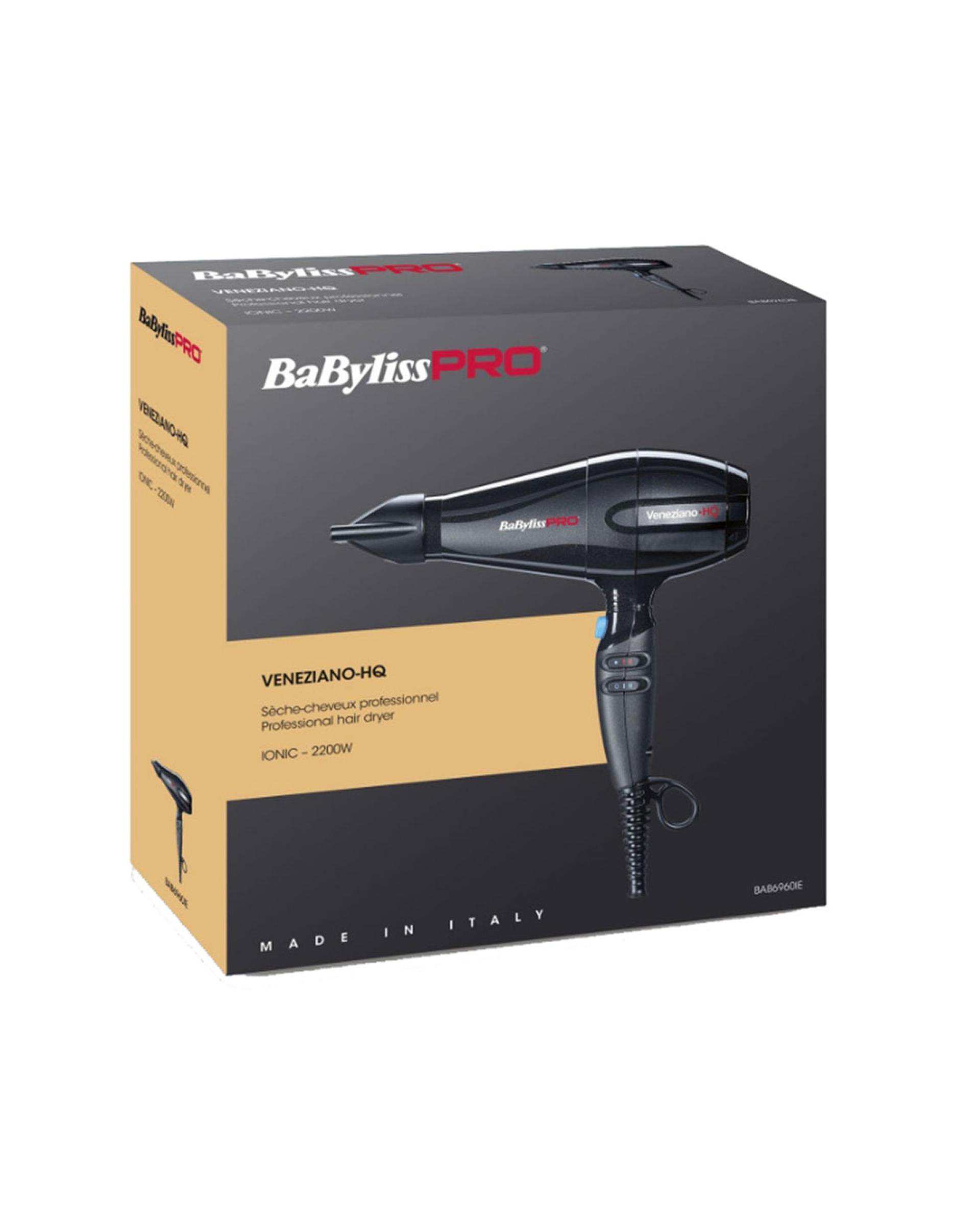 سشوار آیونیک 2200 وات بابلیس پرو BabylissPro مدل ونزیانو اچ کیو BAB6960IE Veneziano HQ
