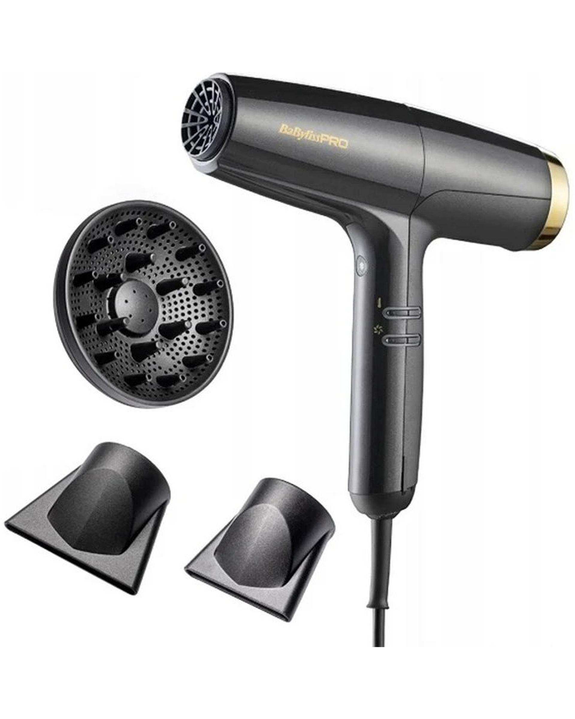 سشوار حرفه ای 2000 وات فالکو طلایی بابلیس پرو BabylissPro مدل BAB8550E