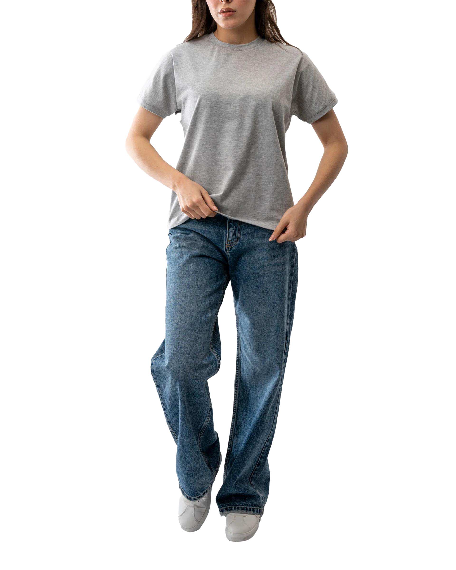 تی شرت زنانه طوسی آر ان اس RNS کد 11022511