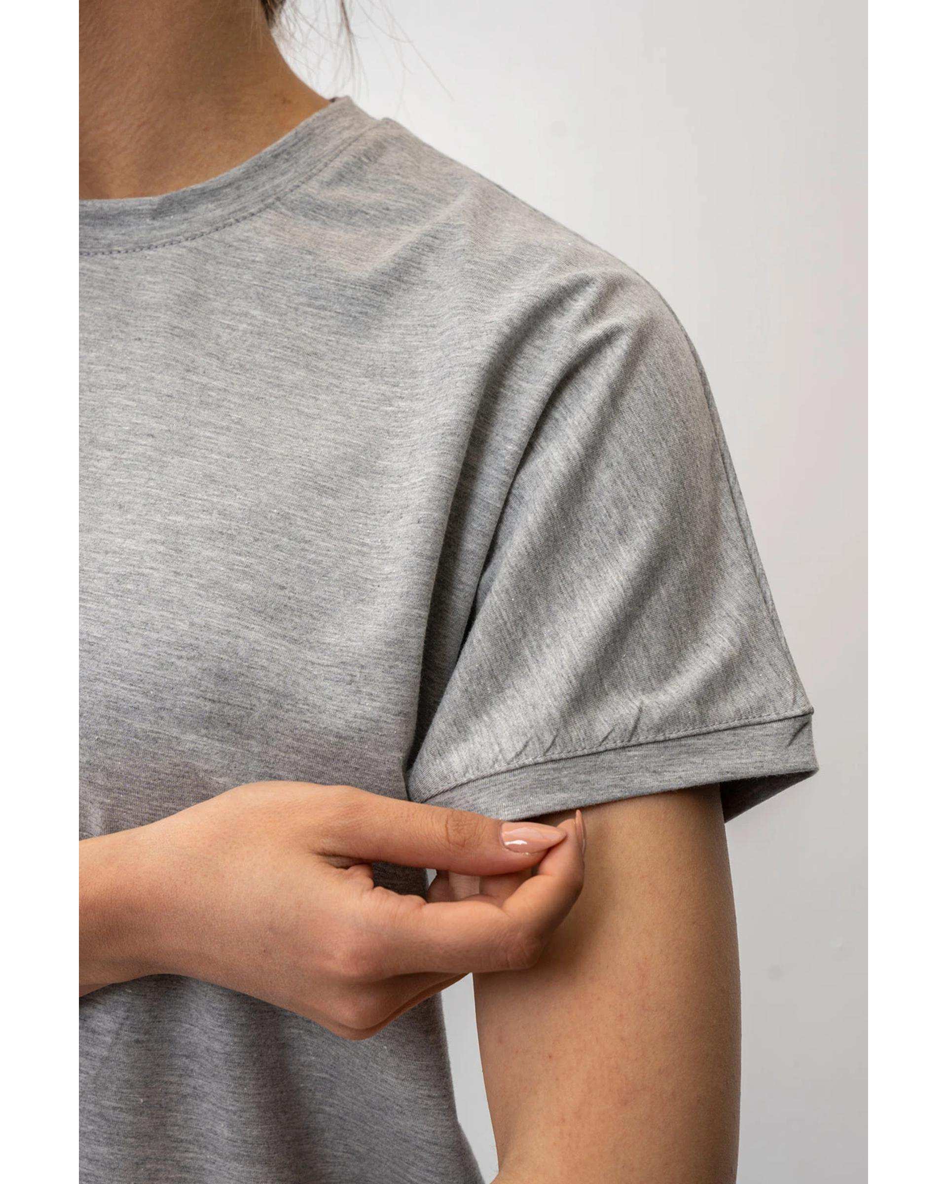 تی شرت زنانه طوسی آر ان اس RNS کد 11022511