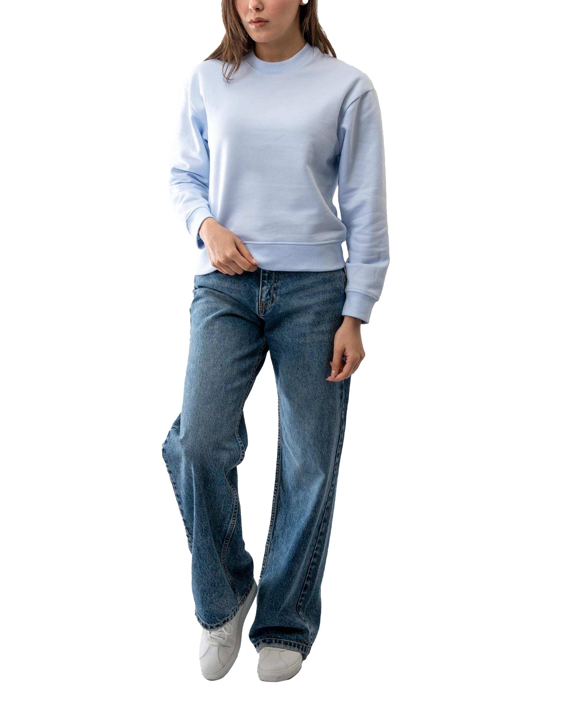 سویشرت زنانه آبی روشن آر ان اس RNS کد 11032564