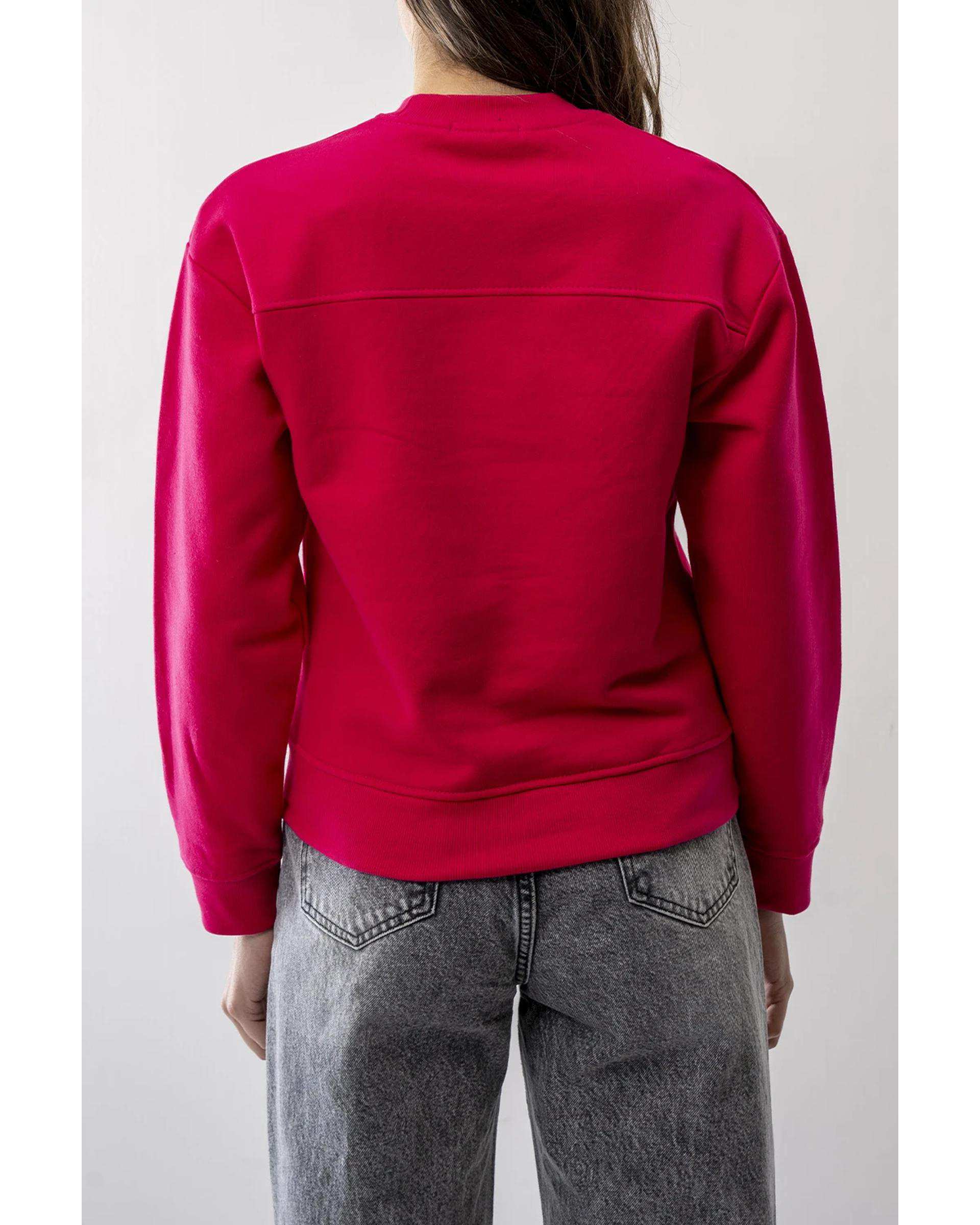 سویشرت زنانه سرخابی آر ان اس RNS کد 11032564