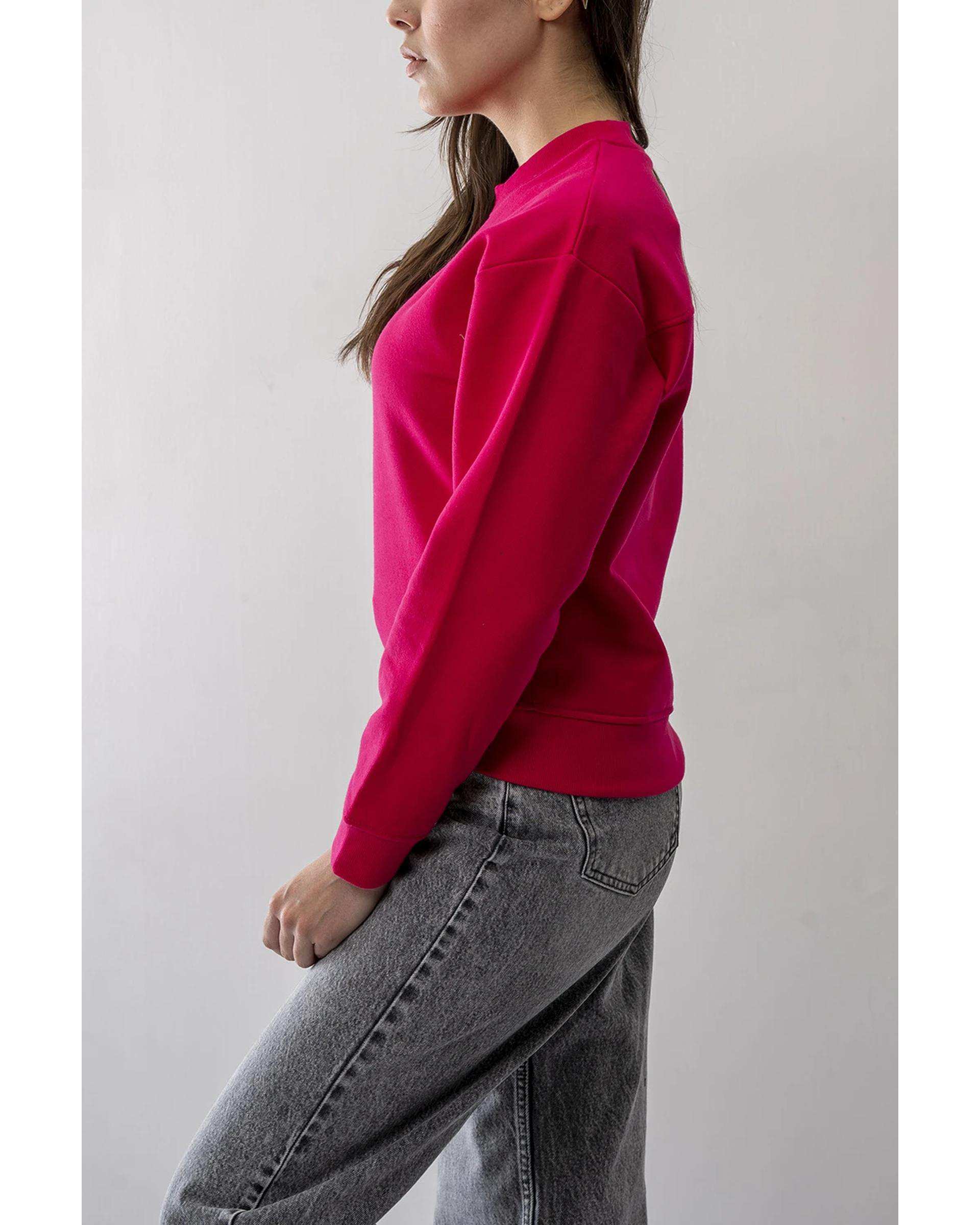 سویشرت زنانه سرخابی آر ان اس RNS کد 11032564