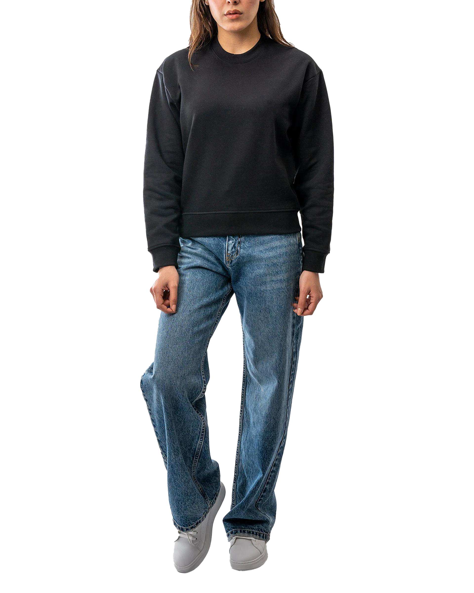 سویشرت زنانه مشکی آر ان اس RNS کد 11032564