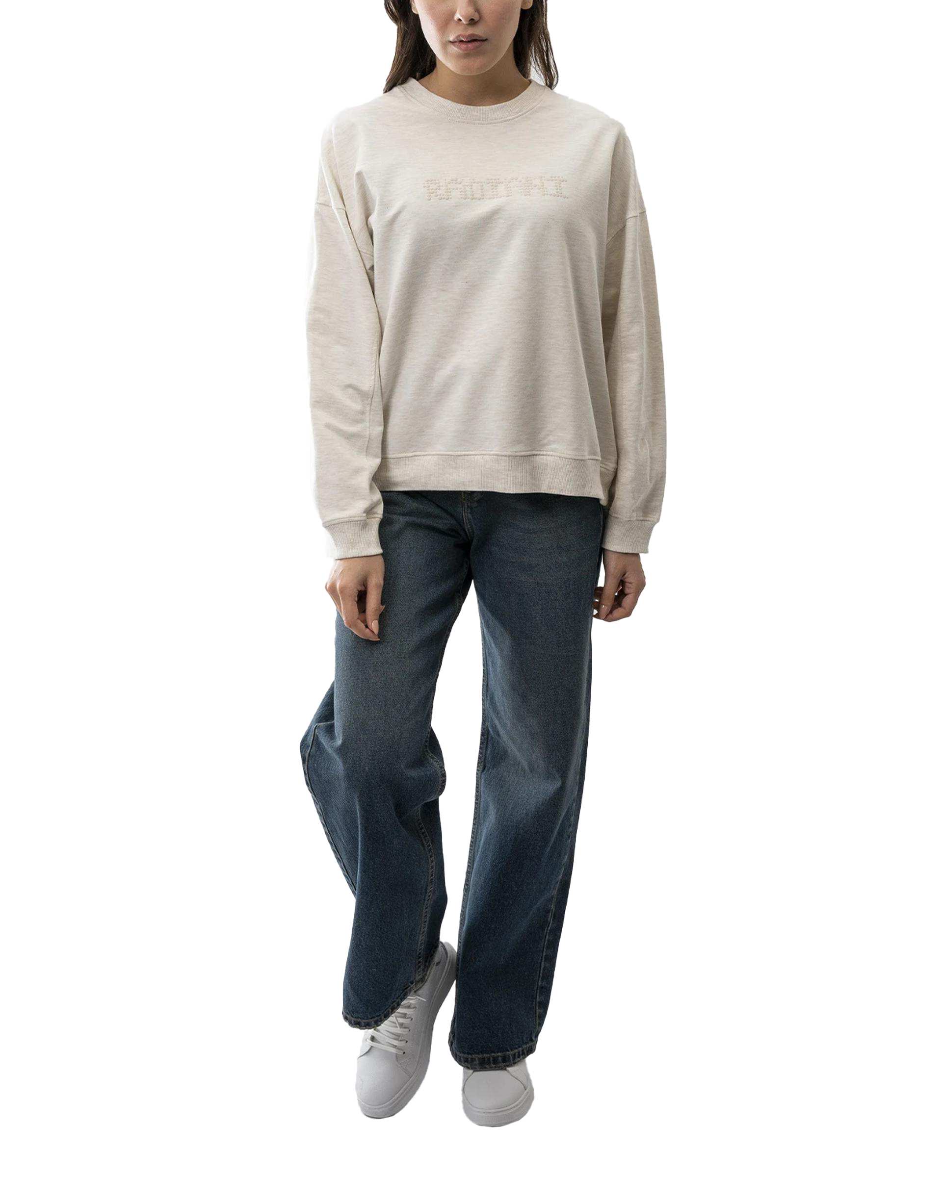 تی شرت آستین بلند زنانه کرم آر ان اس RNS کد 11032604