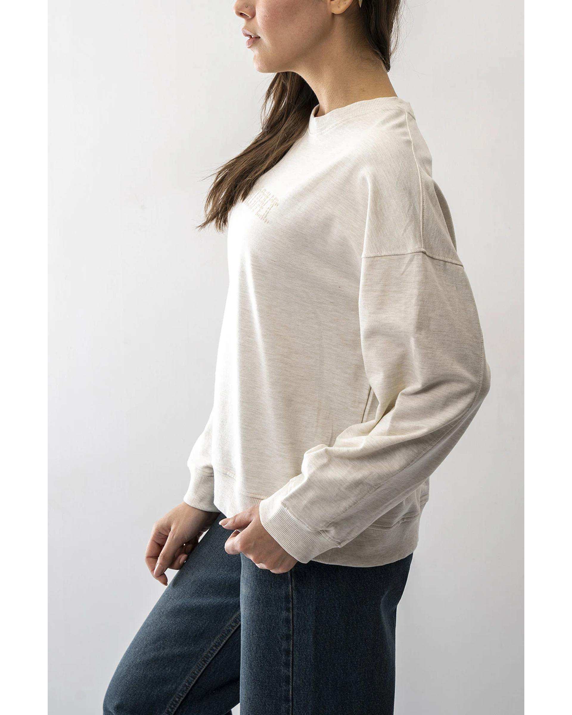 تی شرت آستین بلند زنانه کرم آر ان اس RNS کد 11032604