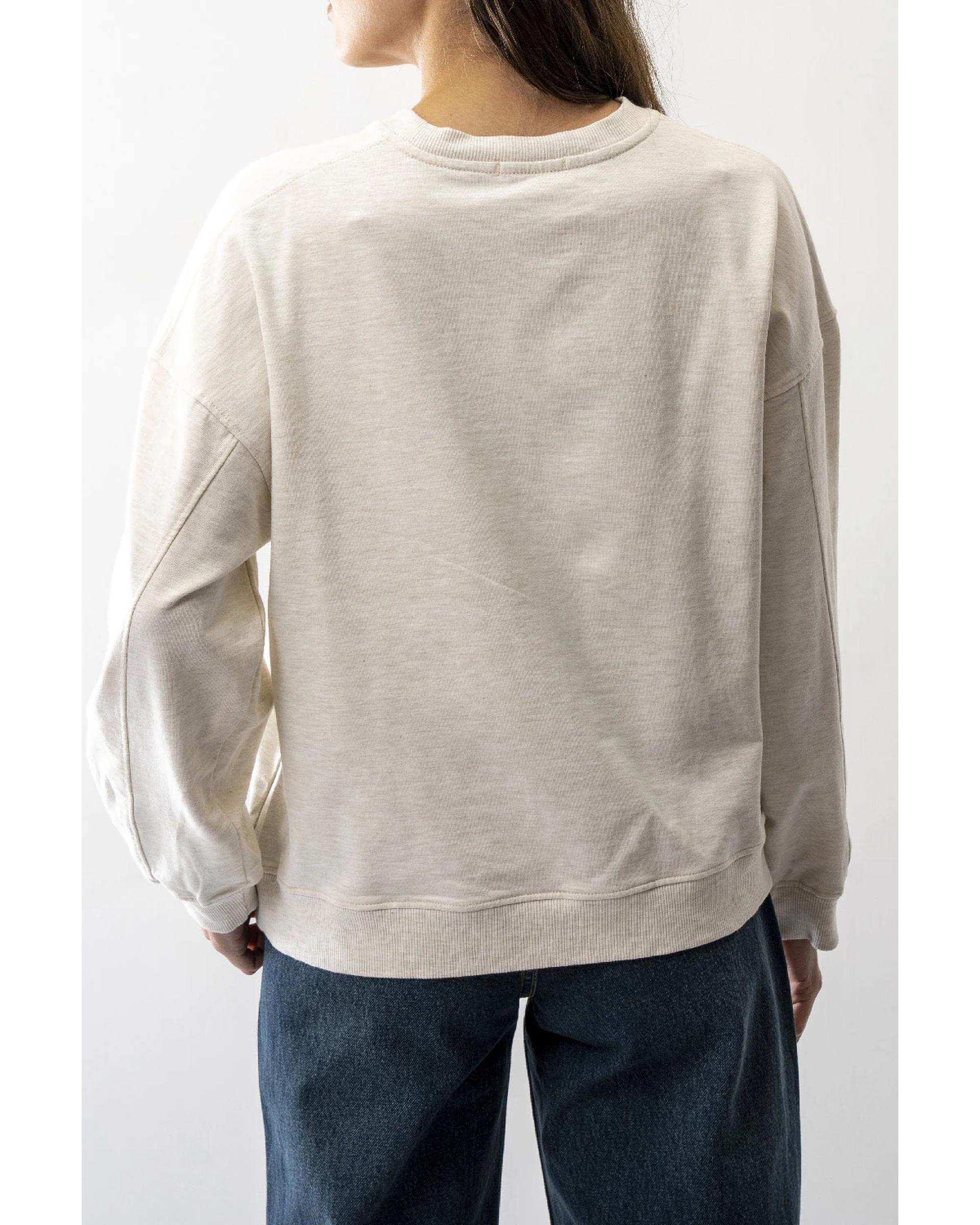 تی شرت آستین بلند زنانه کرم آر ان اس RNS کد 11032604