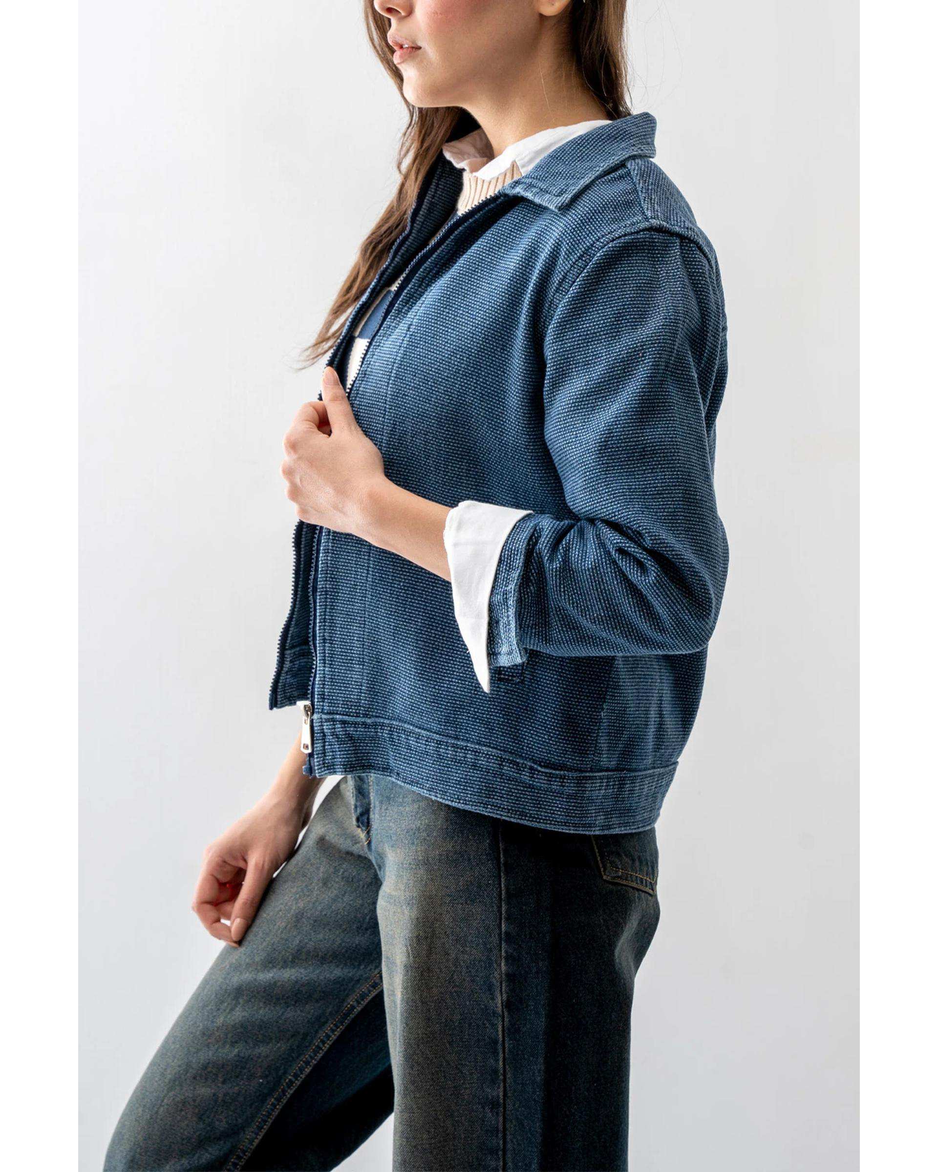 کت جین زنانه آبی آر ان اس RNS کد 11122519